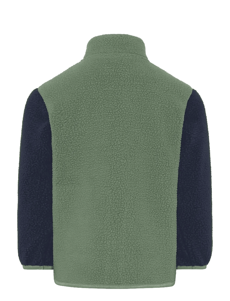 Didriksons - ANTEN KIDS FULLZIP - sweatshirts - light moss - 2