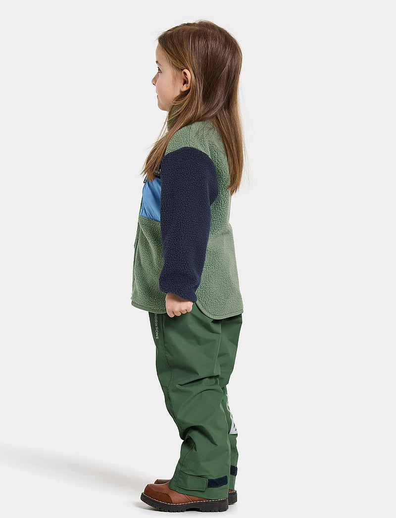 Didriksons - ANTEN KIDS FULLZIP - sweatshirts - light moss - 5