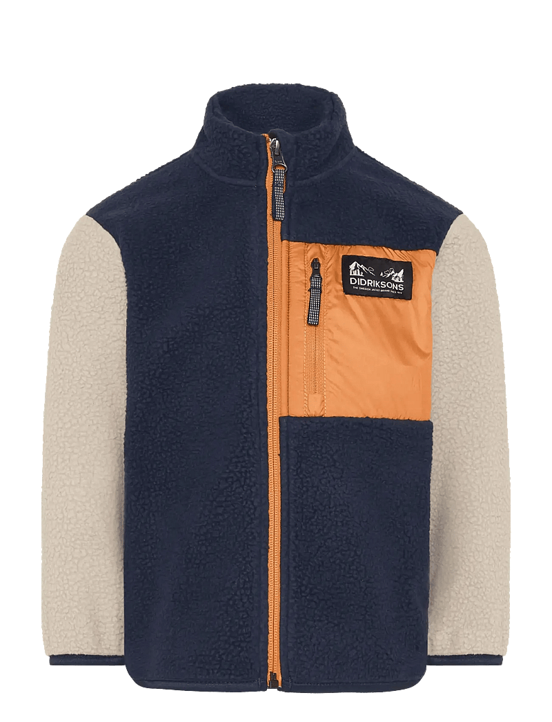 Didriksons - ANTEN KIDS FULLZIP - sporta džemperi - navy - 0
