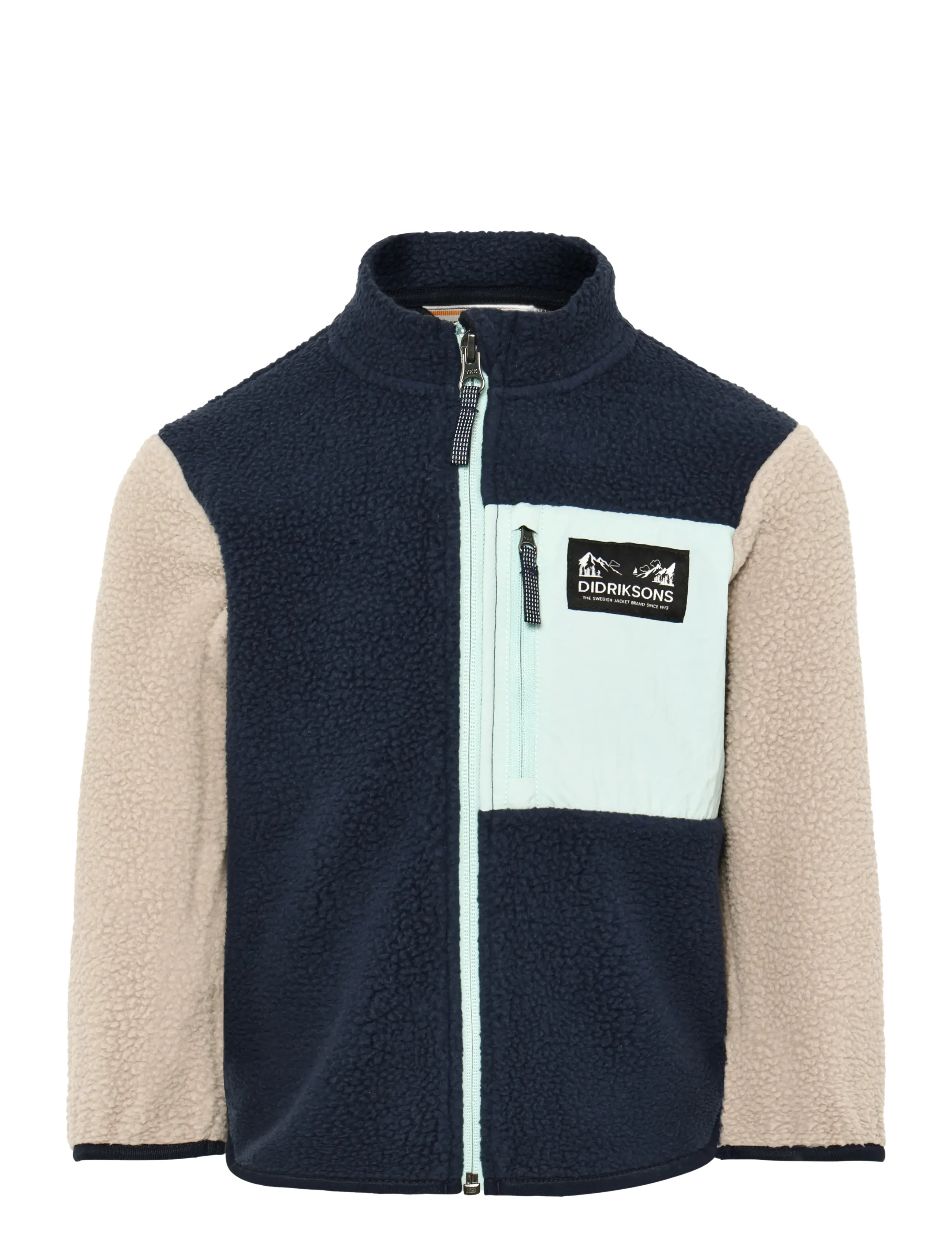 Didriksons ANTEN KIDS FULLZIP - Nayta Kaikki - OCEAN MINT / navy