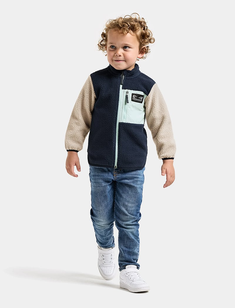 Didriksons - ANTEN KIDS FULLZIP - paksud joped - ocean mint - 3