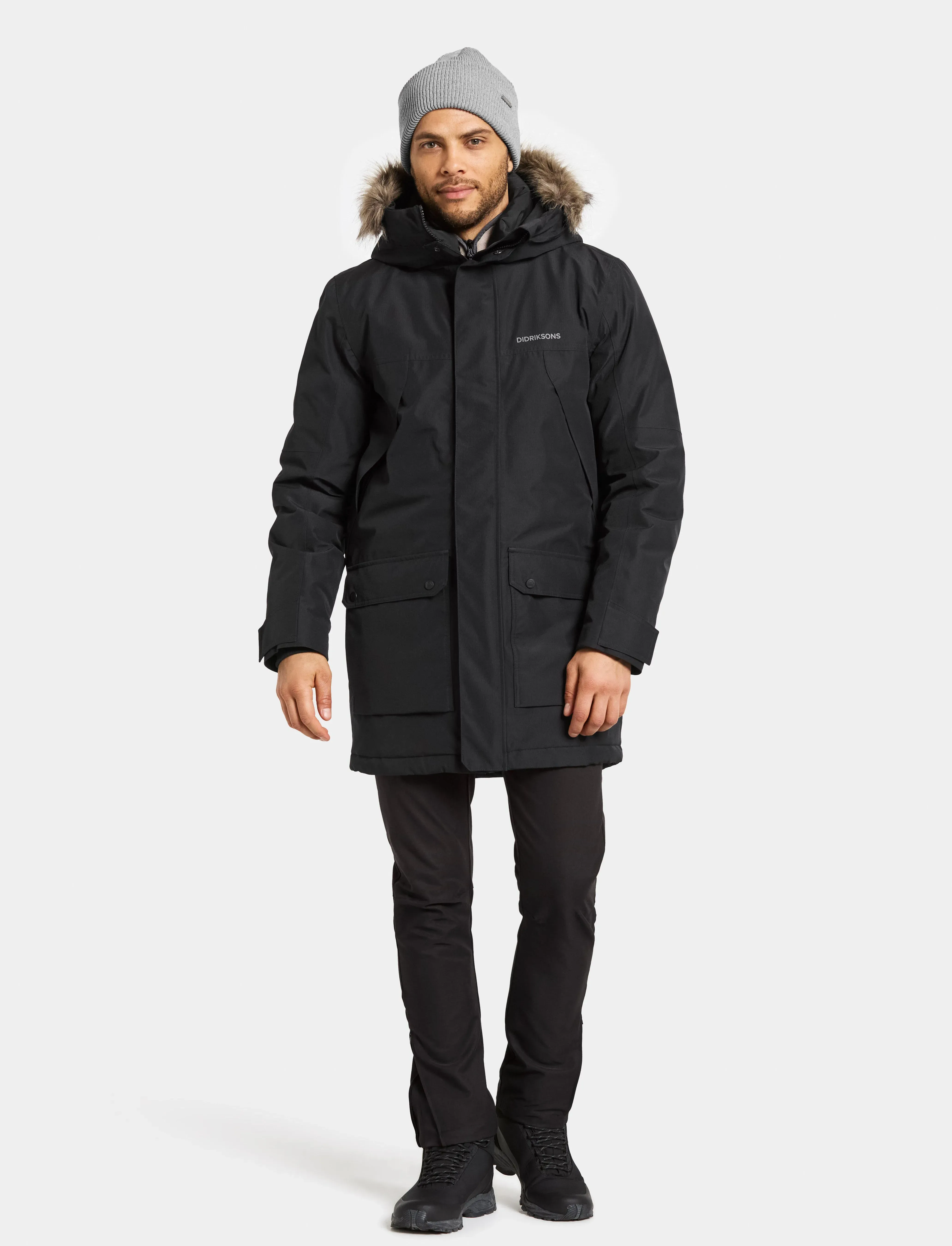 Didriksons - RICK USX PARKA 2 - parkas - black - 3