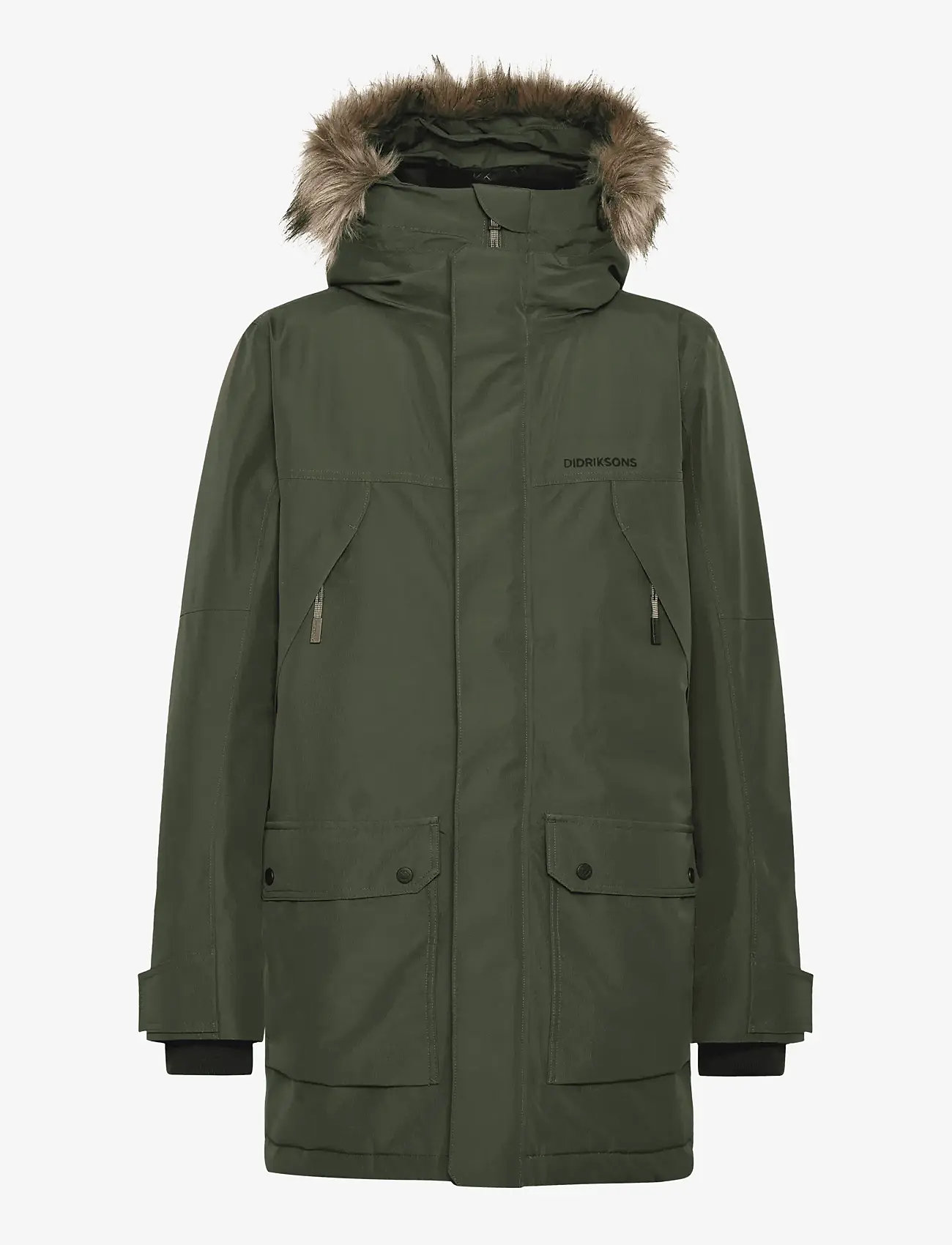 Didriksons - RICK USX PARKA 2 - Žieminės striukės - deep green - 1