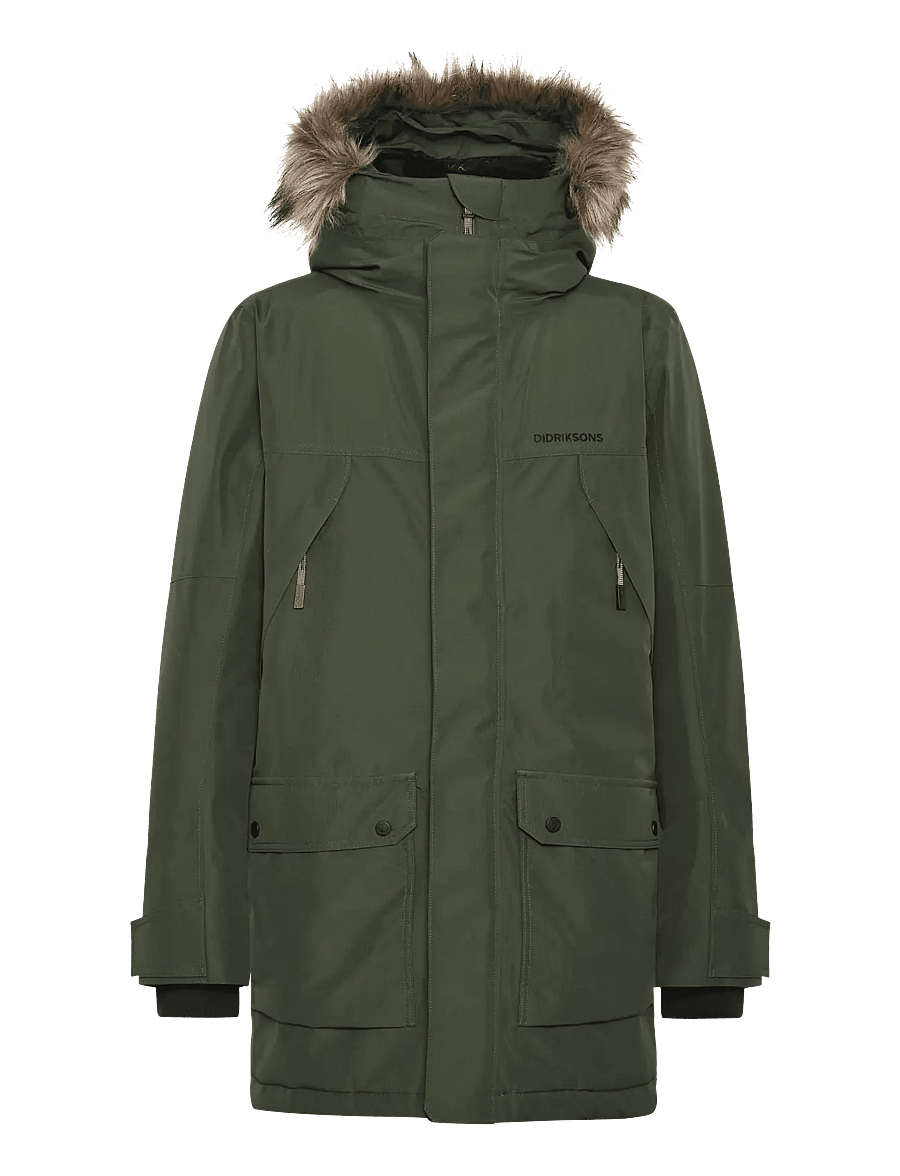 Didriksons - RICK USX PARKA 2 - parkad - deep green - 1