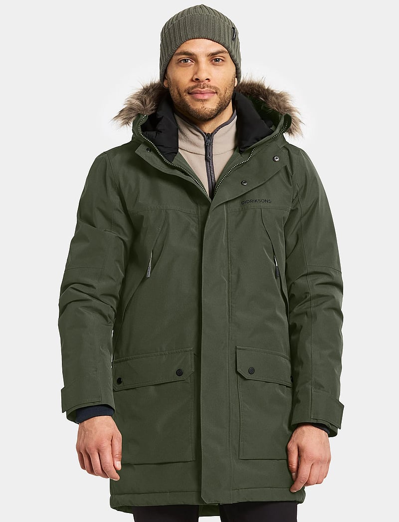 Didriksons - RICK USX PARKA 2 - Žieminės striukės - deep green - 0