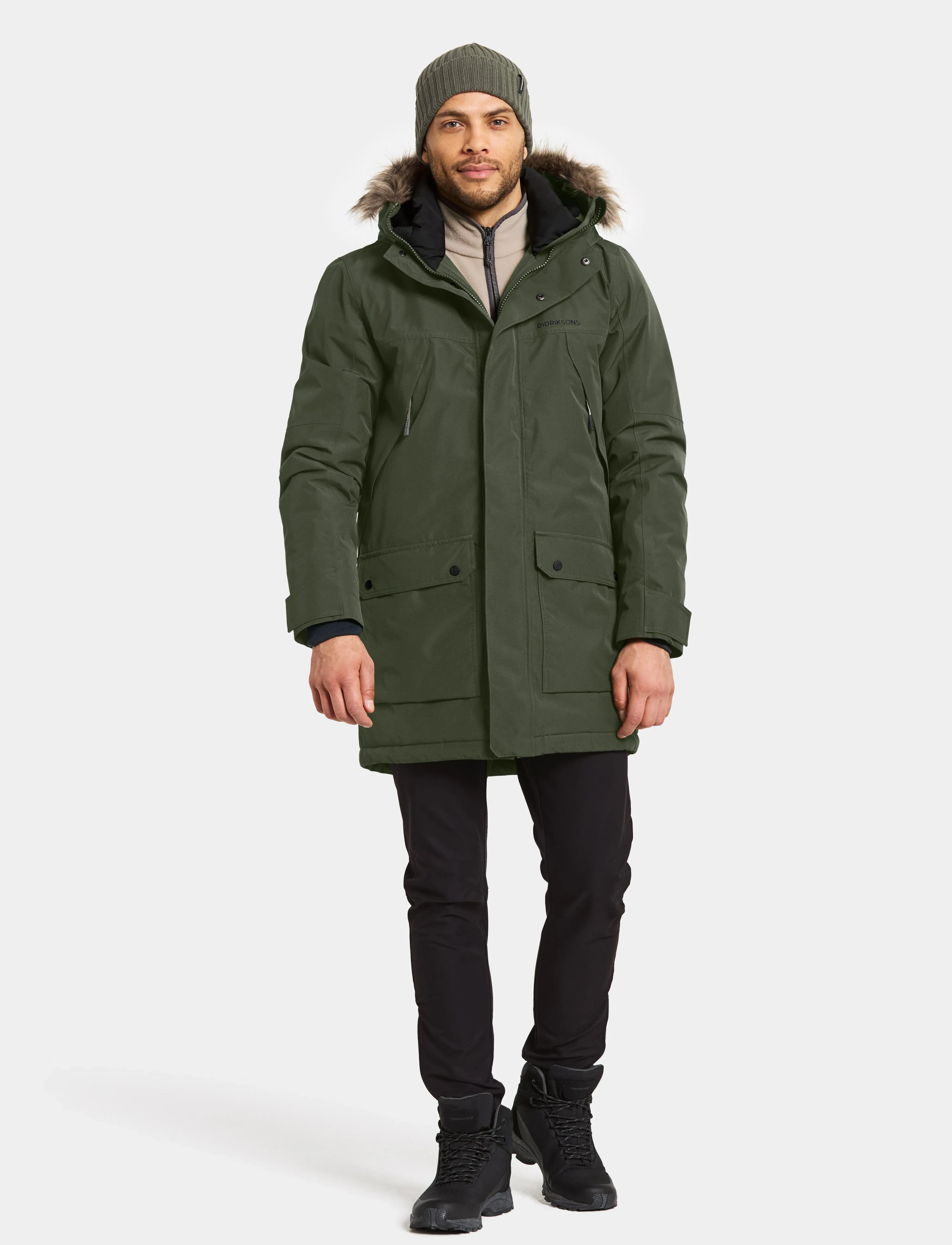 Didriksons - RICK USX PARKA 2 - parkad - deep green - 3