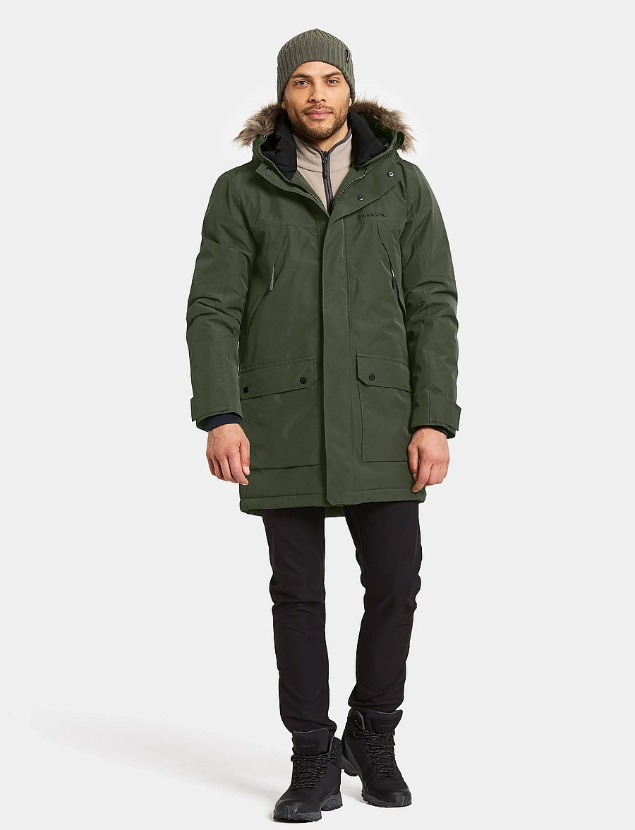Didriksons - RICK USX PARKA 2 - parkad - deep green - 3