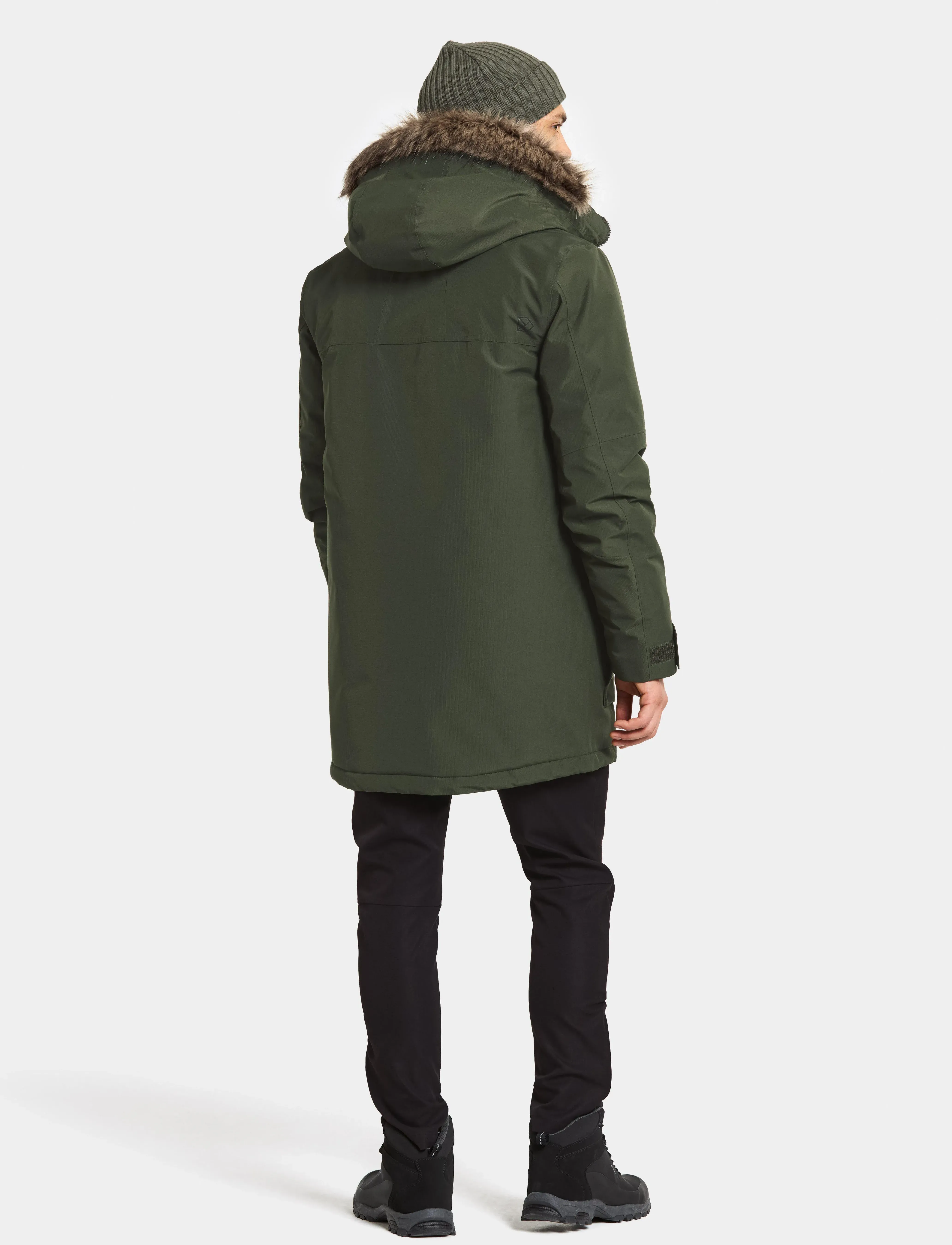 Didriksons - RICK USX PARKA 2 - parkad - deep green - 4