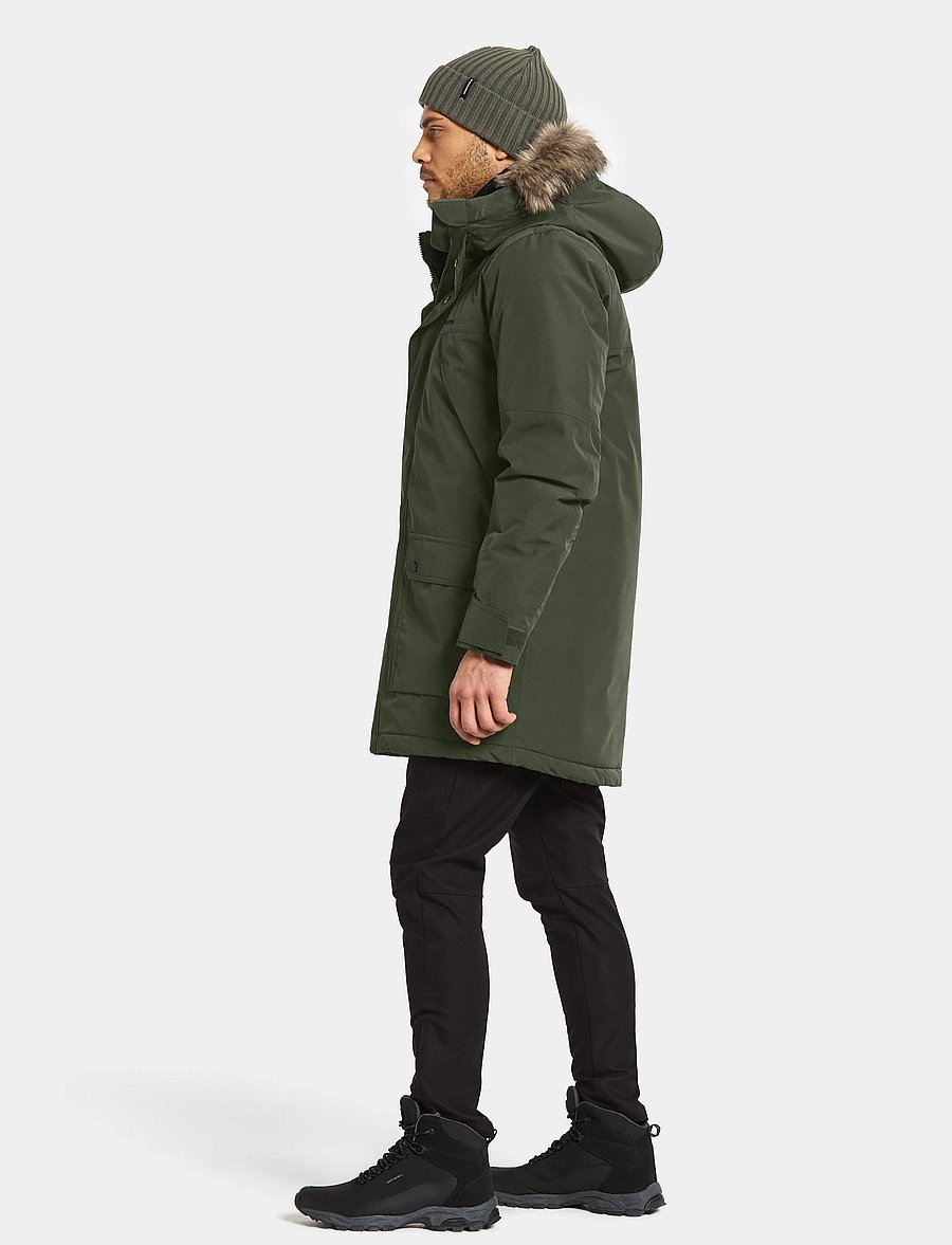 Didriksons - RICK USX PARKA 2 - parkad - deep green - 5