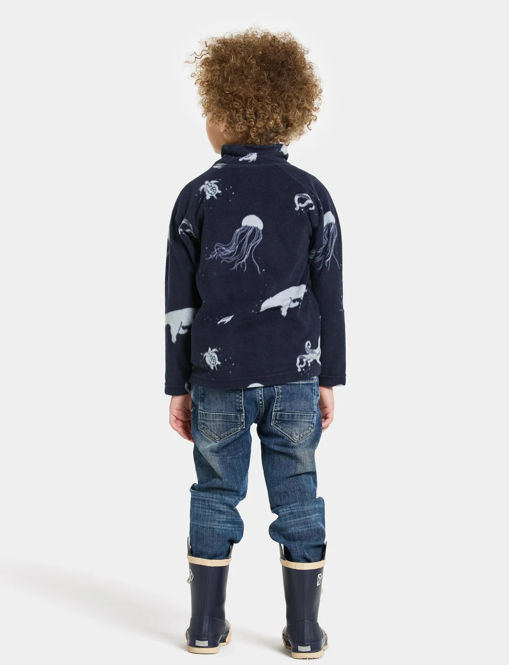 Didriksons - MONTE PR K FZ 10 - sweaters - winter ocean blue - 4