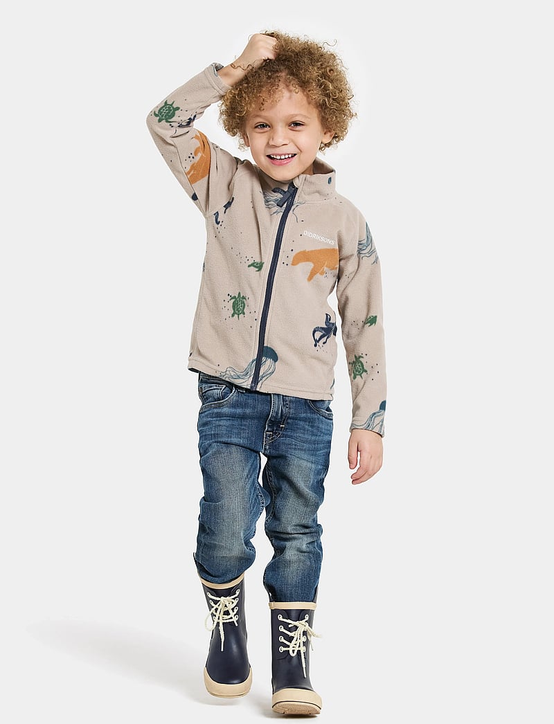 Didriksons - MONTE PR K FZ 10 - sweatshirts - winter ocean multi - 3