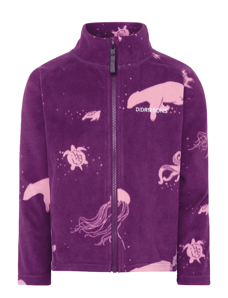 Didriksons - MONTE PR K FZ 10 - sweatshirts - winter ocean purple - 1