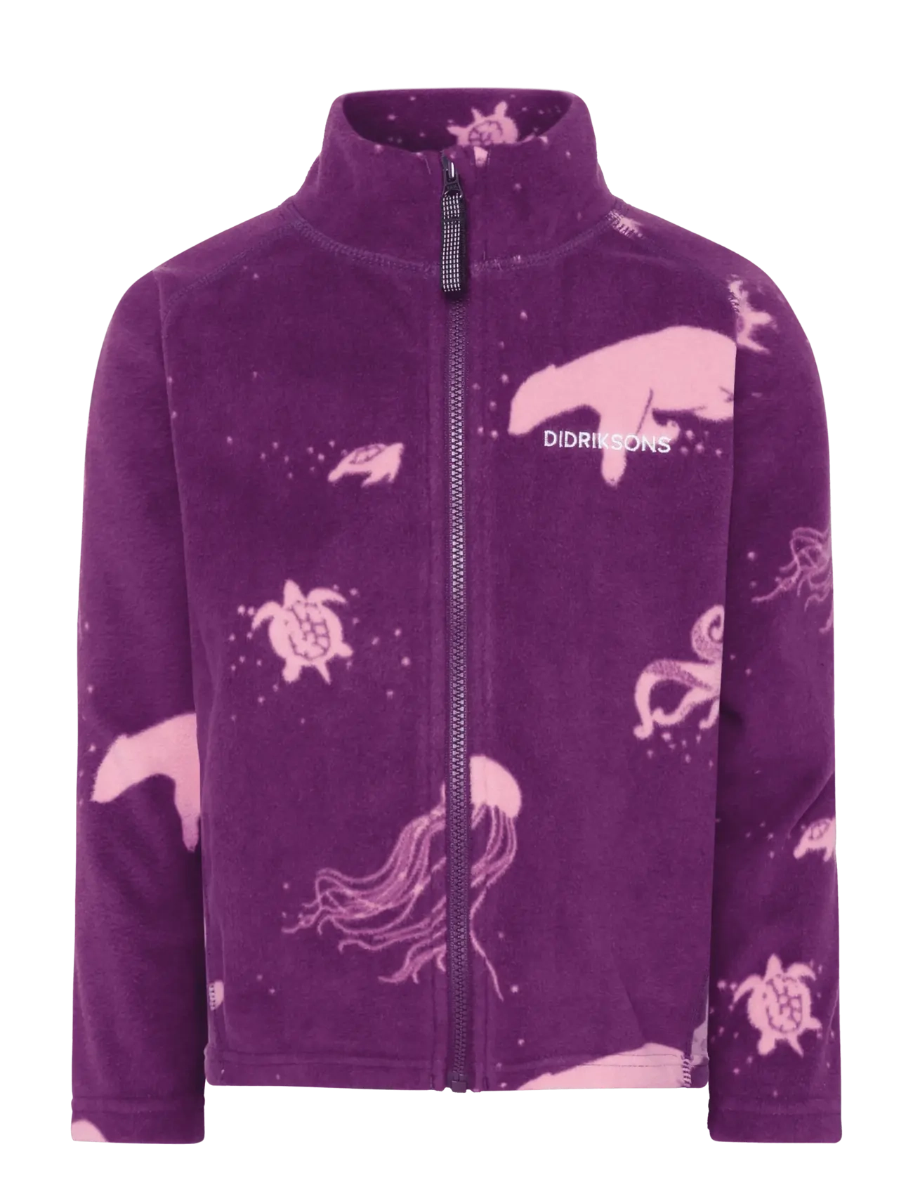 Didriksons - MONTE PR K FZ 10 - sweaters - winter ocean purple - 1