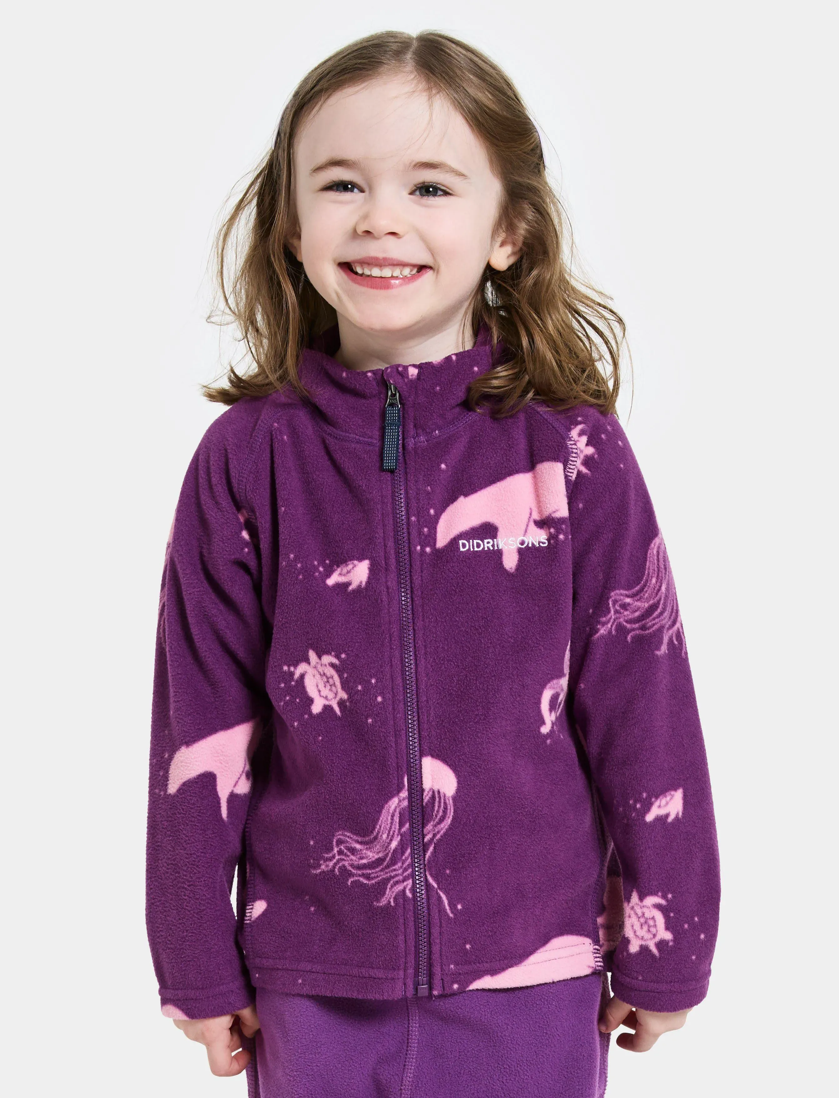 Didriksons MONTE PR K FZ 10 - Sweatshirts & Hettegensere - WINTER OCEAN PURPLE / purple