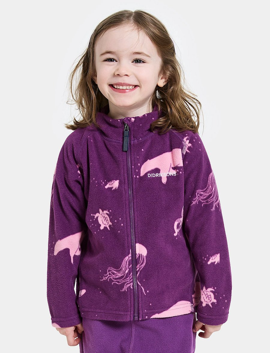 Didriksons - MONTE PR K FZ 10 - sweaters - winter ocean purple - 0
