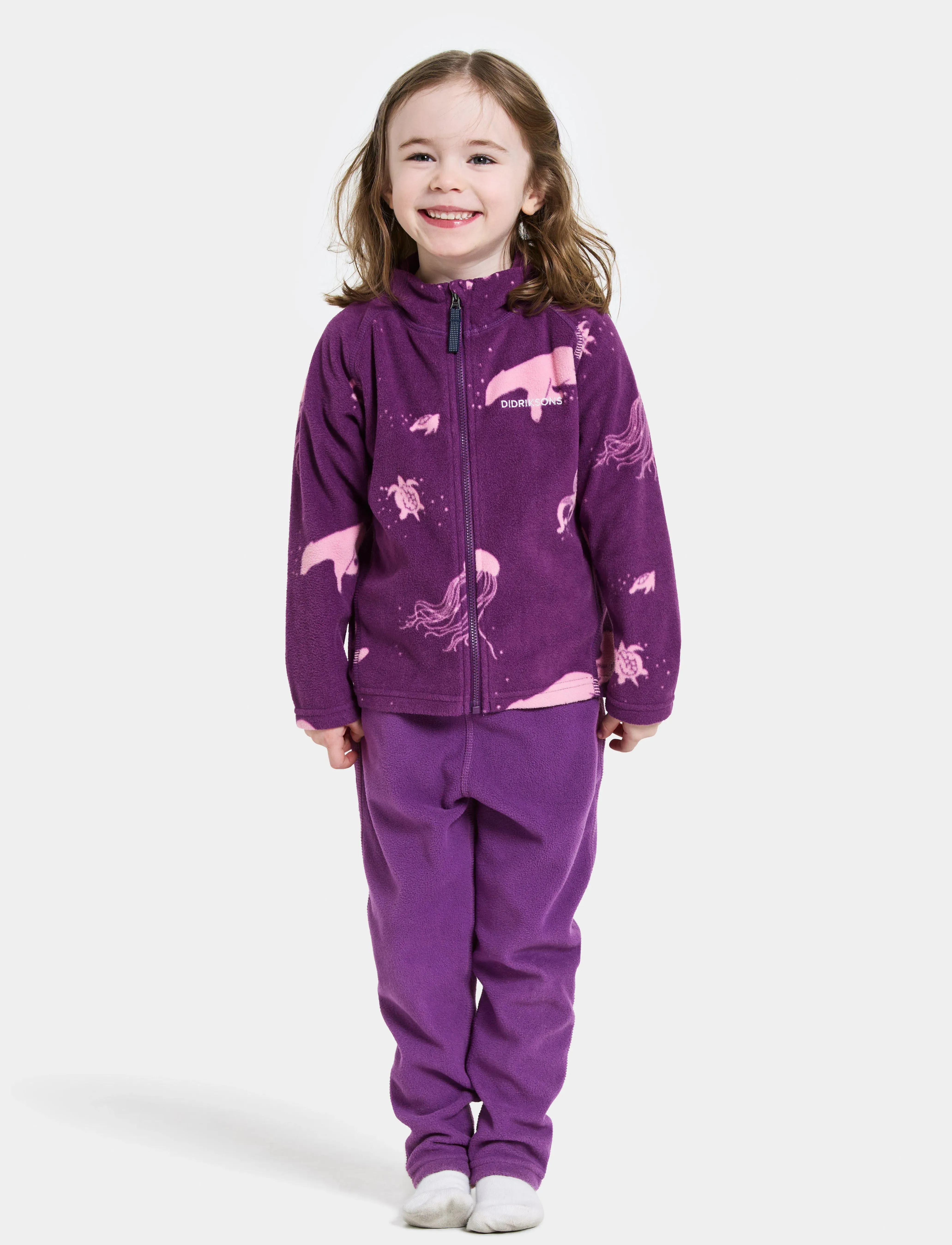 Didriksons - MONTE PR K FZ 10 - sweaters - winter ocean purple - 3