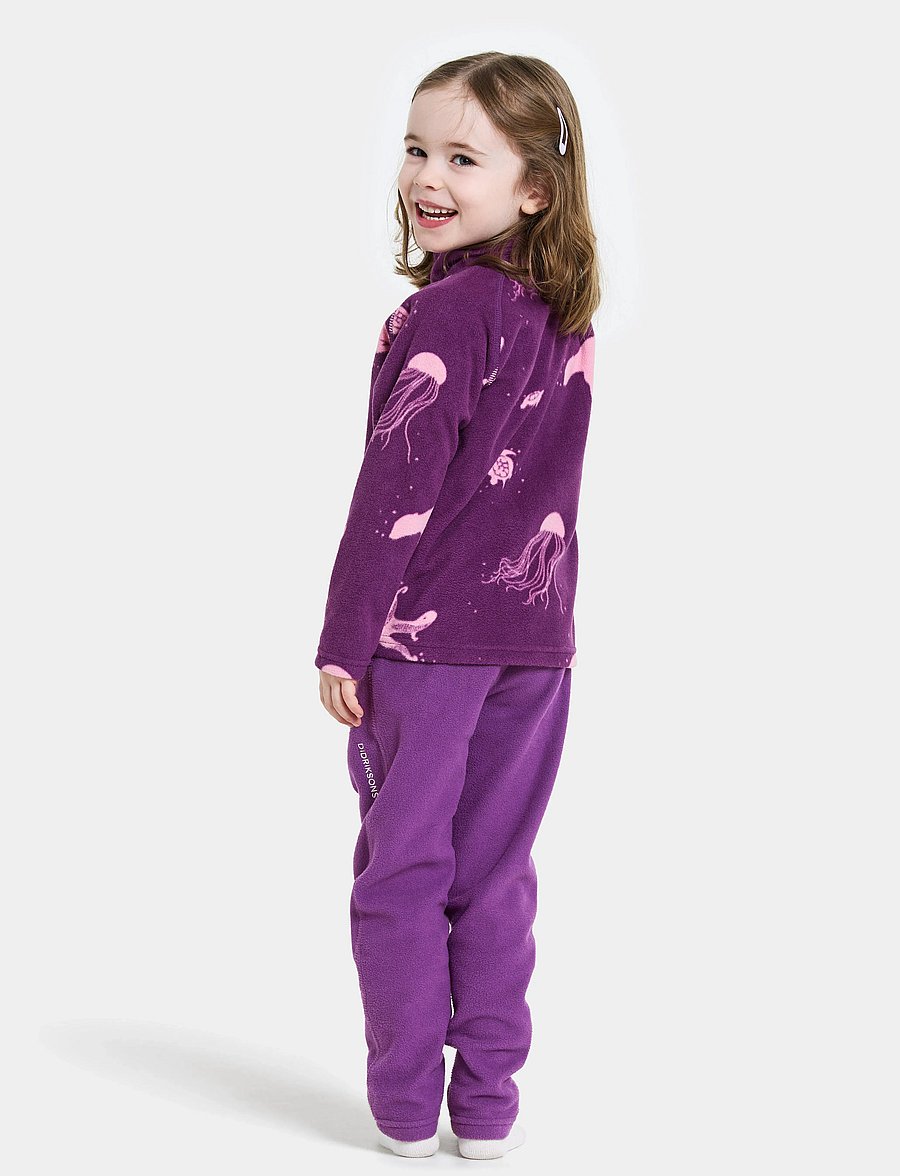 Didriksons - MONTE PR K FZ 10 - sweaters - winter ocean purple - 4