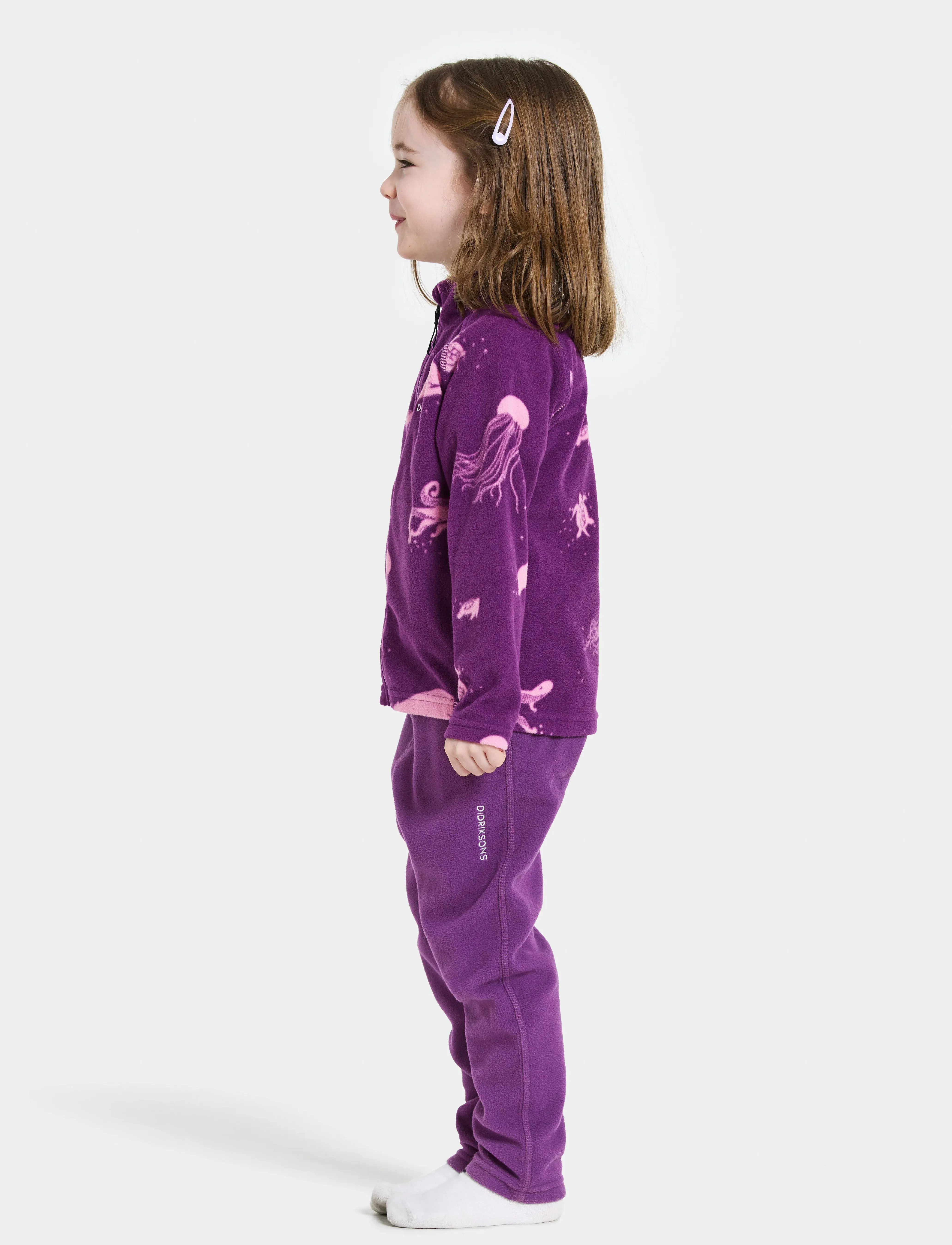 Didriksons - MONTE PR K FZ 10 - sweatshirts - winter ocean purple - 5