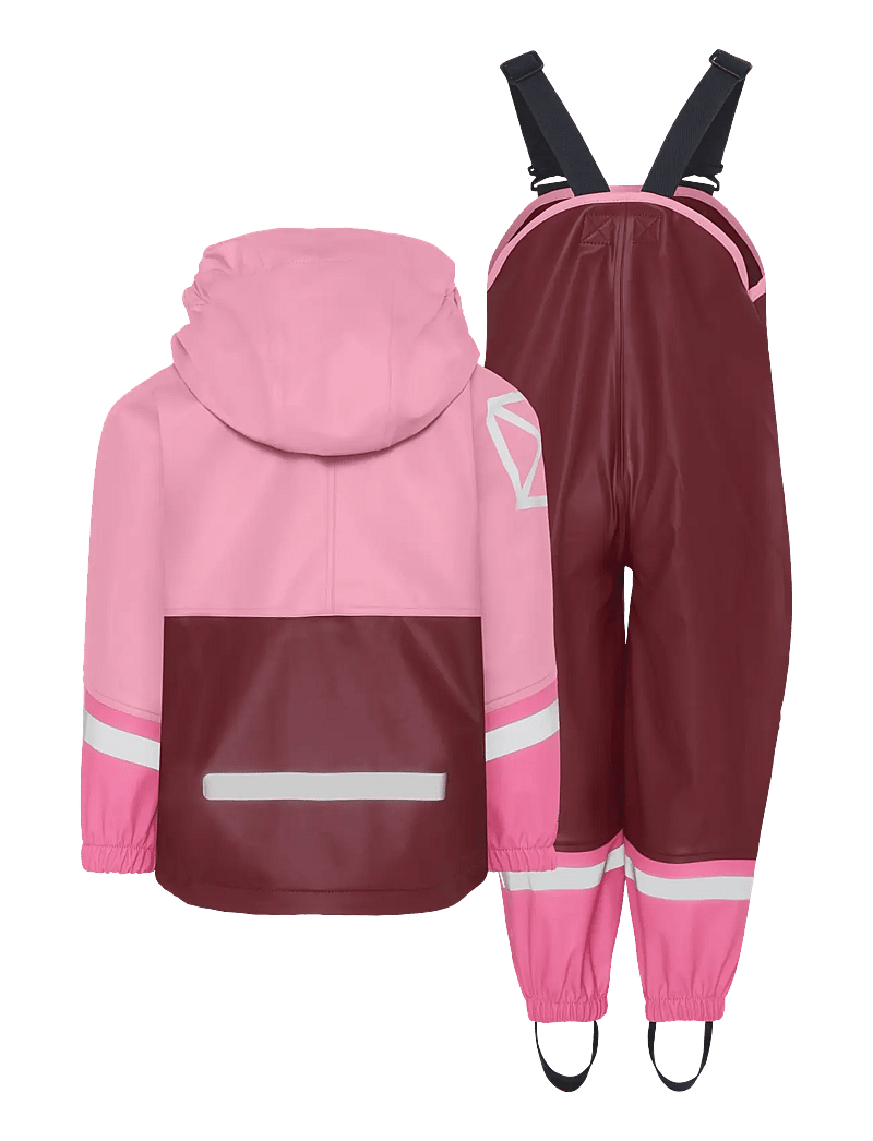 Didriksons - Waterman Kids' Set - ytterkläder - anemon red - 1