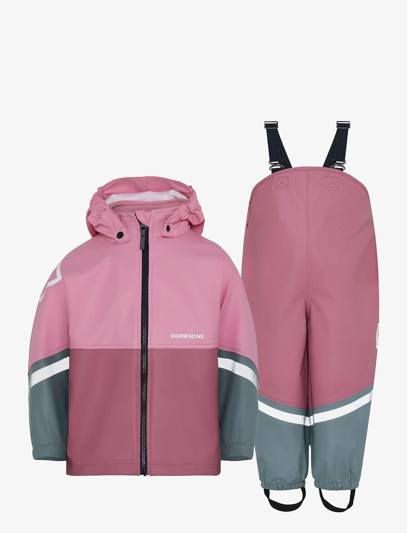 Didriksons - WATERMAN KIDS SET 12 - ulkovaatteet - light heather pink - 1