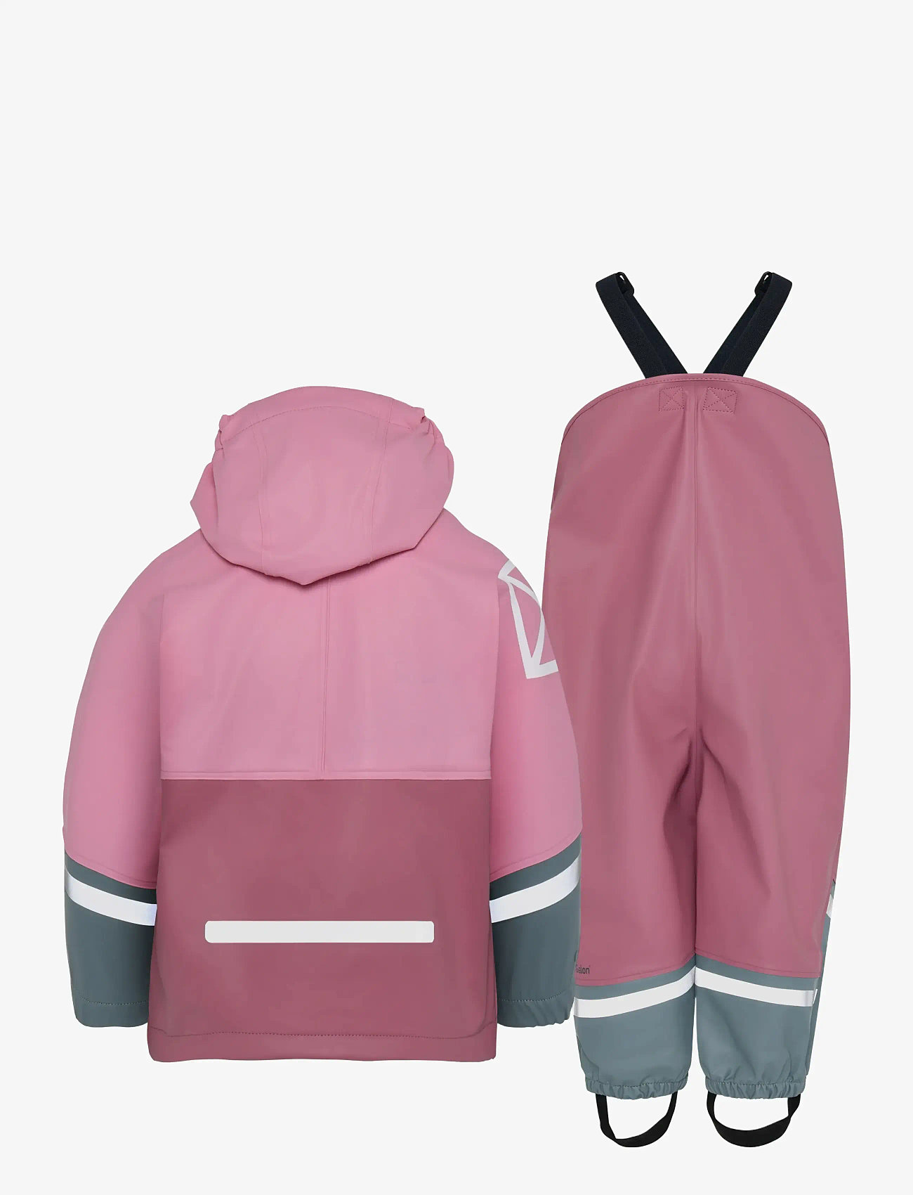 Didriksons - WATERMAN KIDS SET 12 - ulkovaatteet - light heather pink - 2