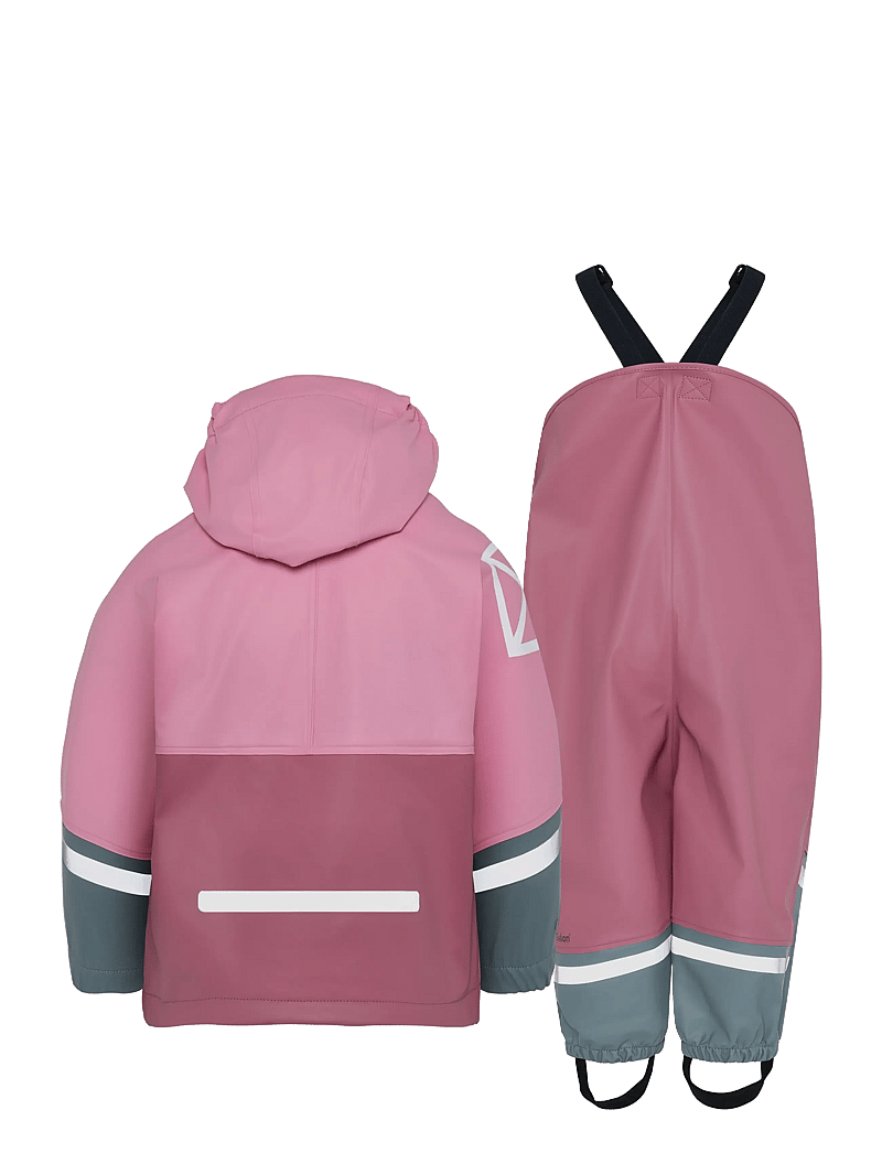 Didriksons - WATERMAN KIDS SET 12 - ulkovaatteet - light heather pink - 2