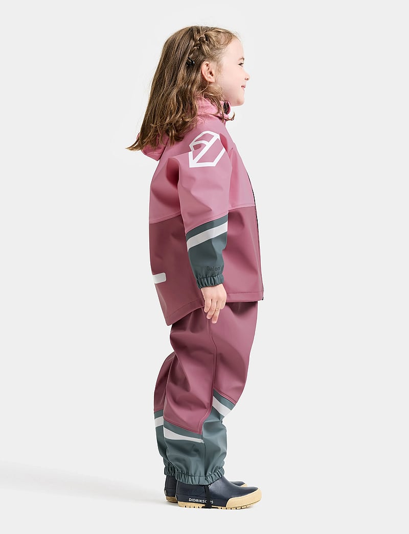 Didriksons - WATERMAN KIDS SET 12 - ulkovaatteet - light heather pink - 3