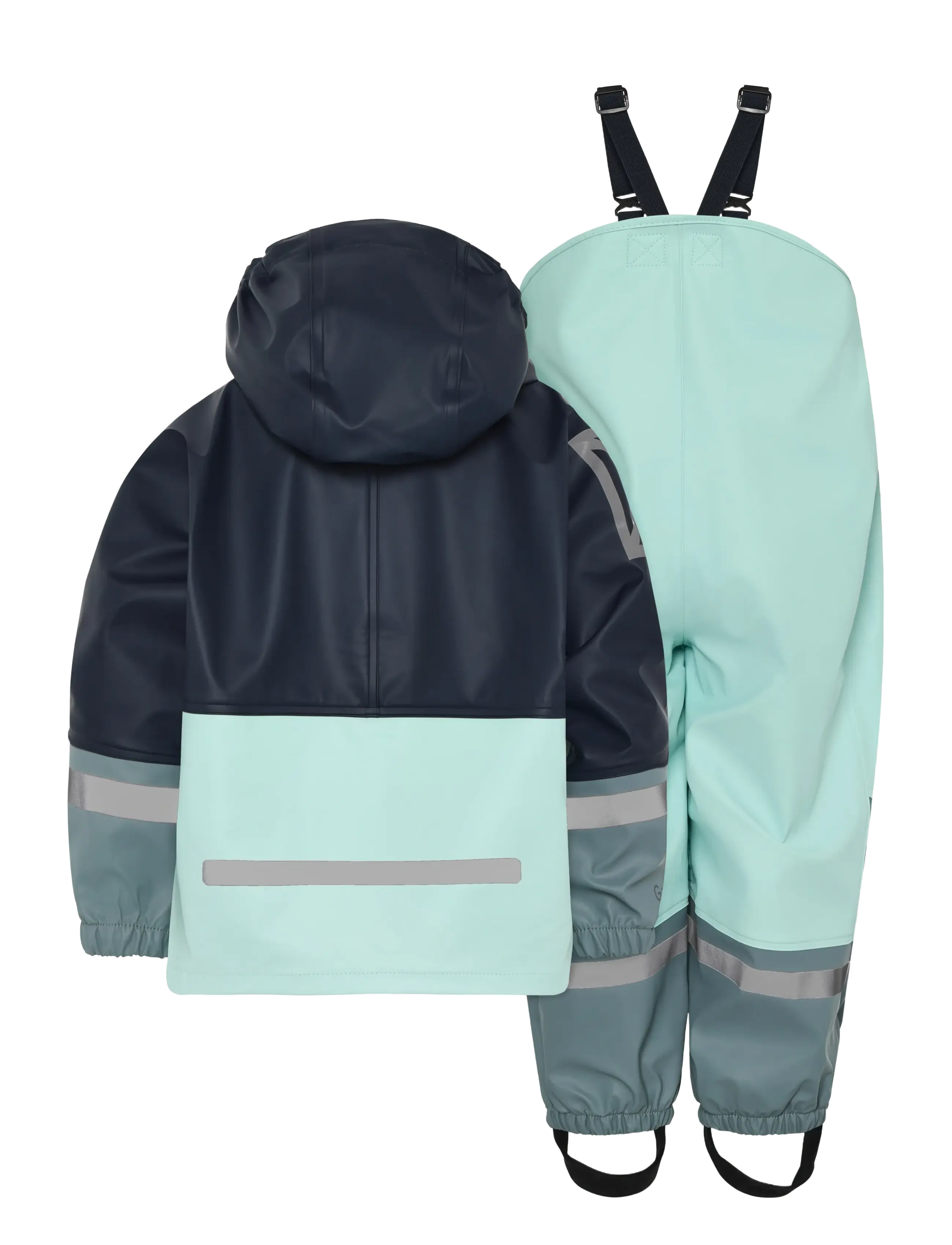 Didriksons - WATERMAN KIDS SET 12 - Útivistarföt - ocean mint - 2