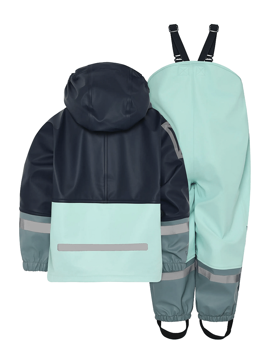 Didriksons - WATERMAN KIDS SET 12 - Útivistarföt - ocean mint - 2