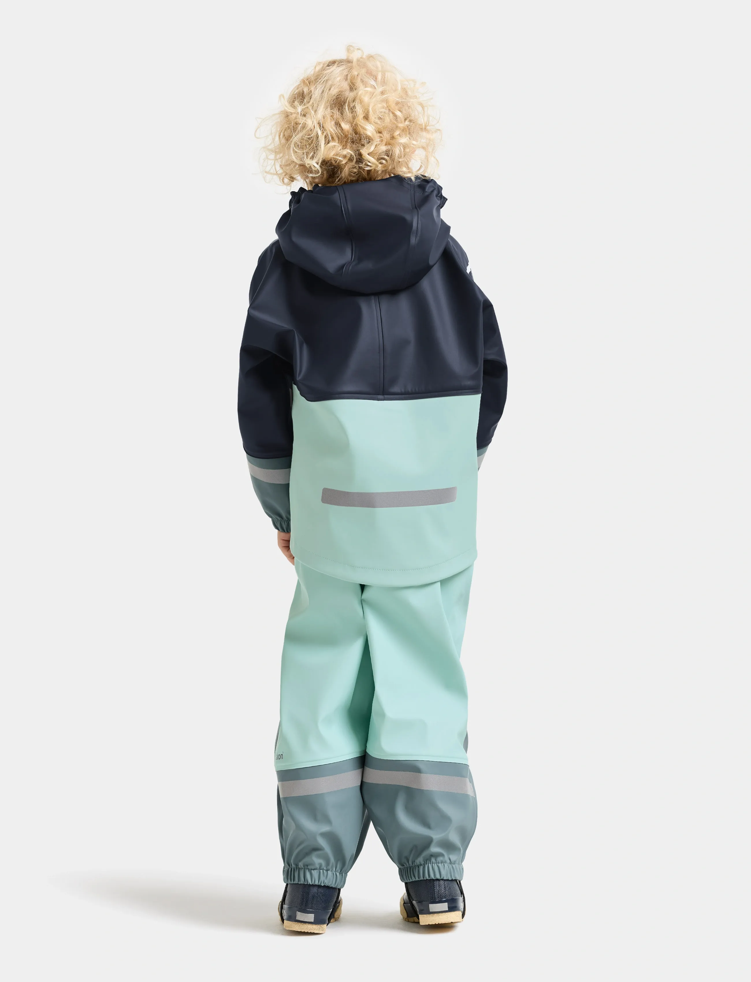 Didriksons - WATERMAN KIDS SET 12 - Útivistarföt - ocean mint - 5