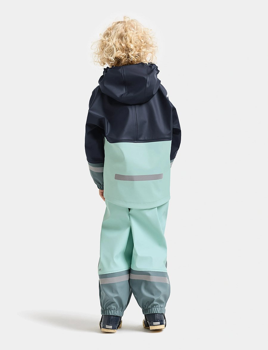 Didriksons - WATERMAN KIDS SET 12 - Útivistarföt - ocean mint - 5