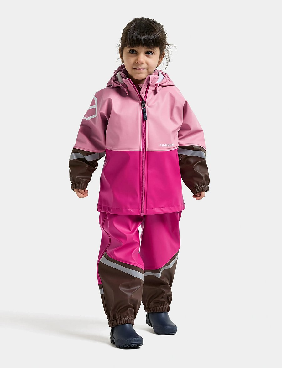 Didriksons - Waterman Kids' Set - Õueriided - oyster pink - 4