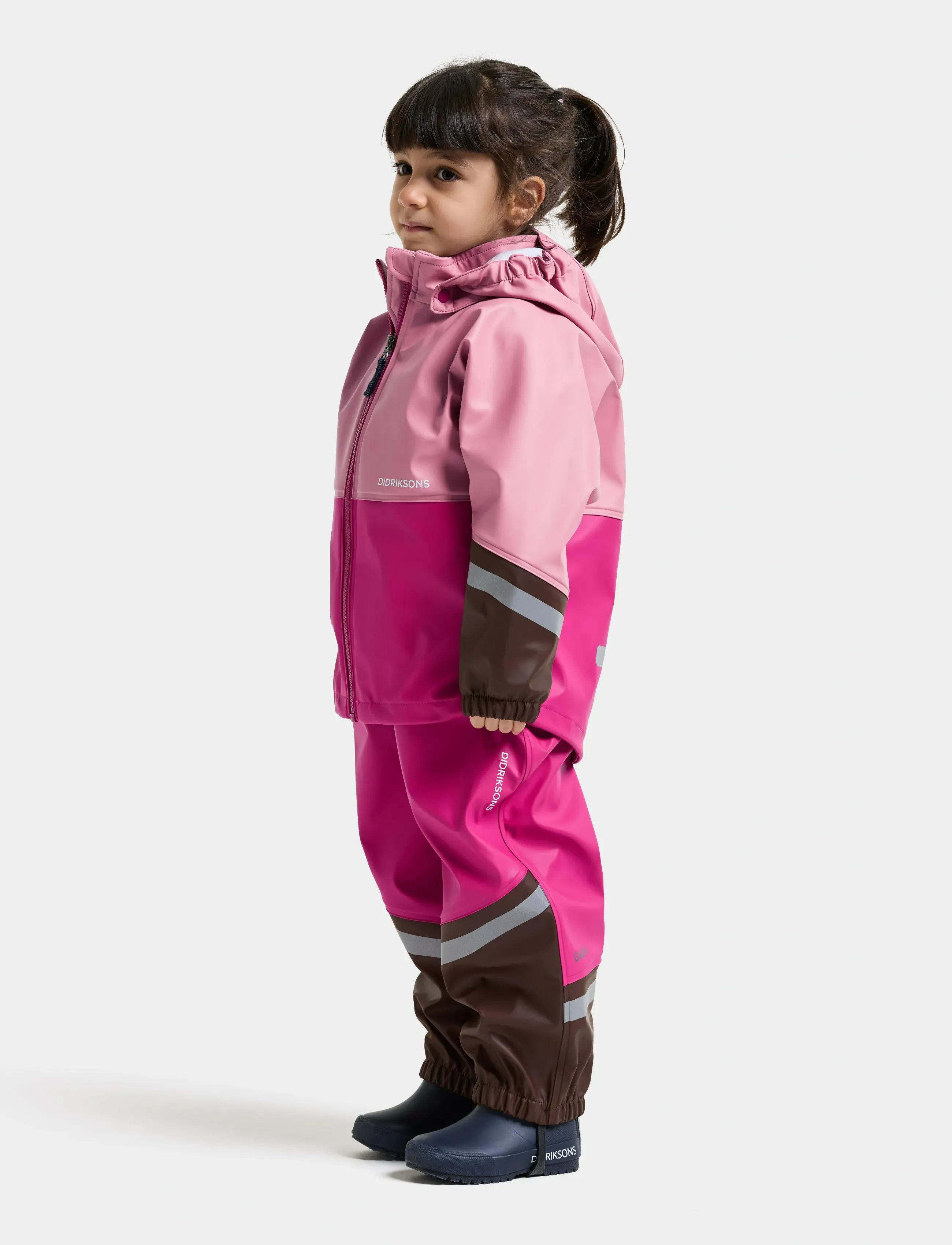 Didriksons - Waterman Kids' Set - Õueriided - oyster pink - 5