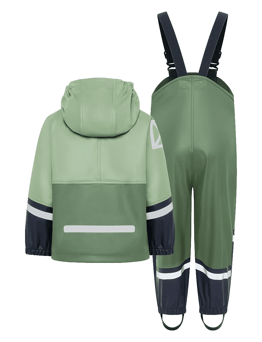Didriksons - Waterman Kids' Set - Õueriided - sage green - 2