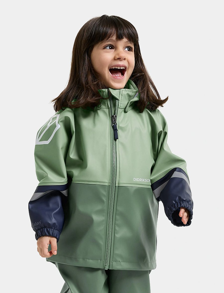 Didriksons - Waterman Kids' Set - Õueriided - sage green - 3