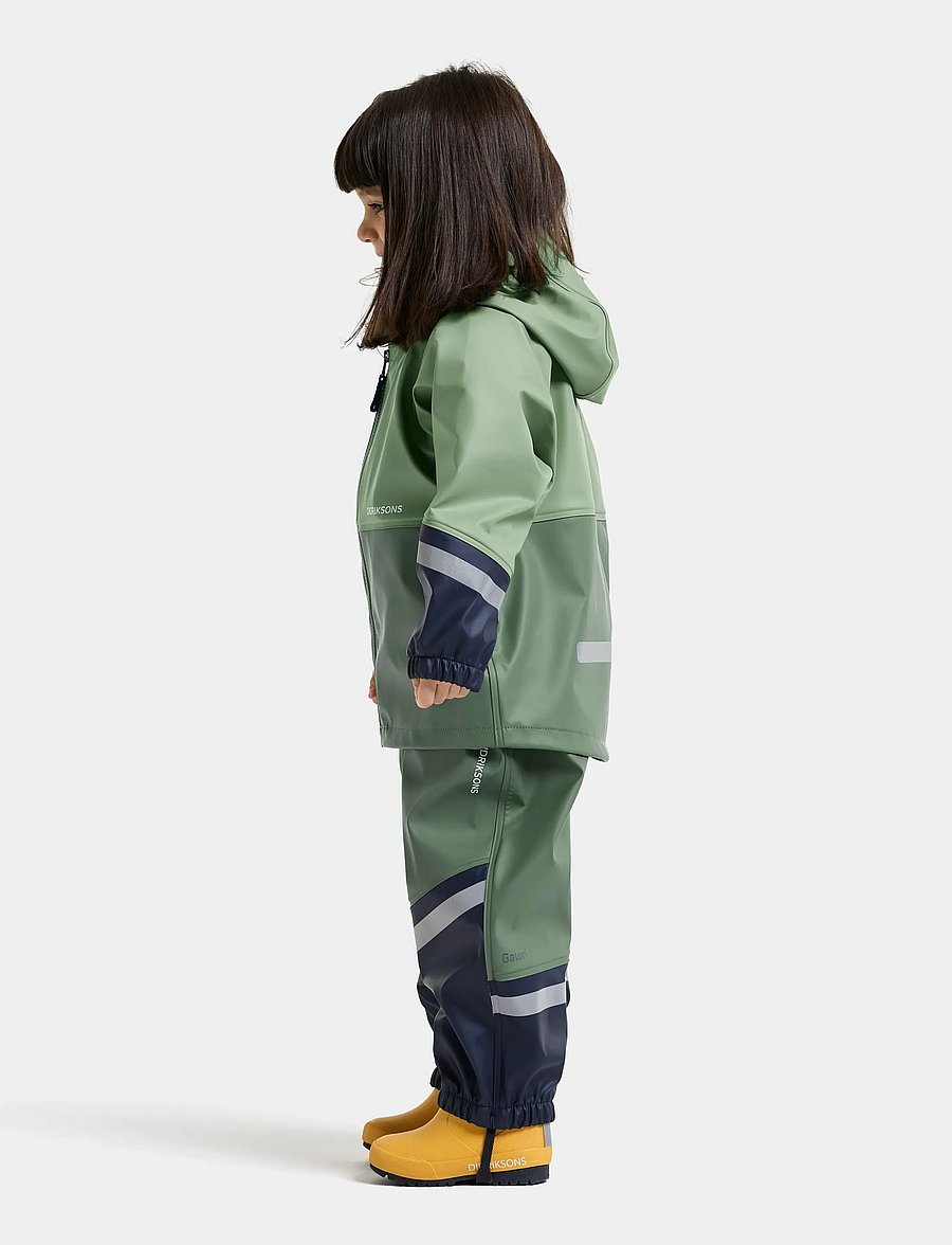 Didriksons - Waterman Kids' Set - Õueriided - sage green - 5