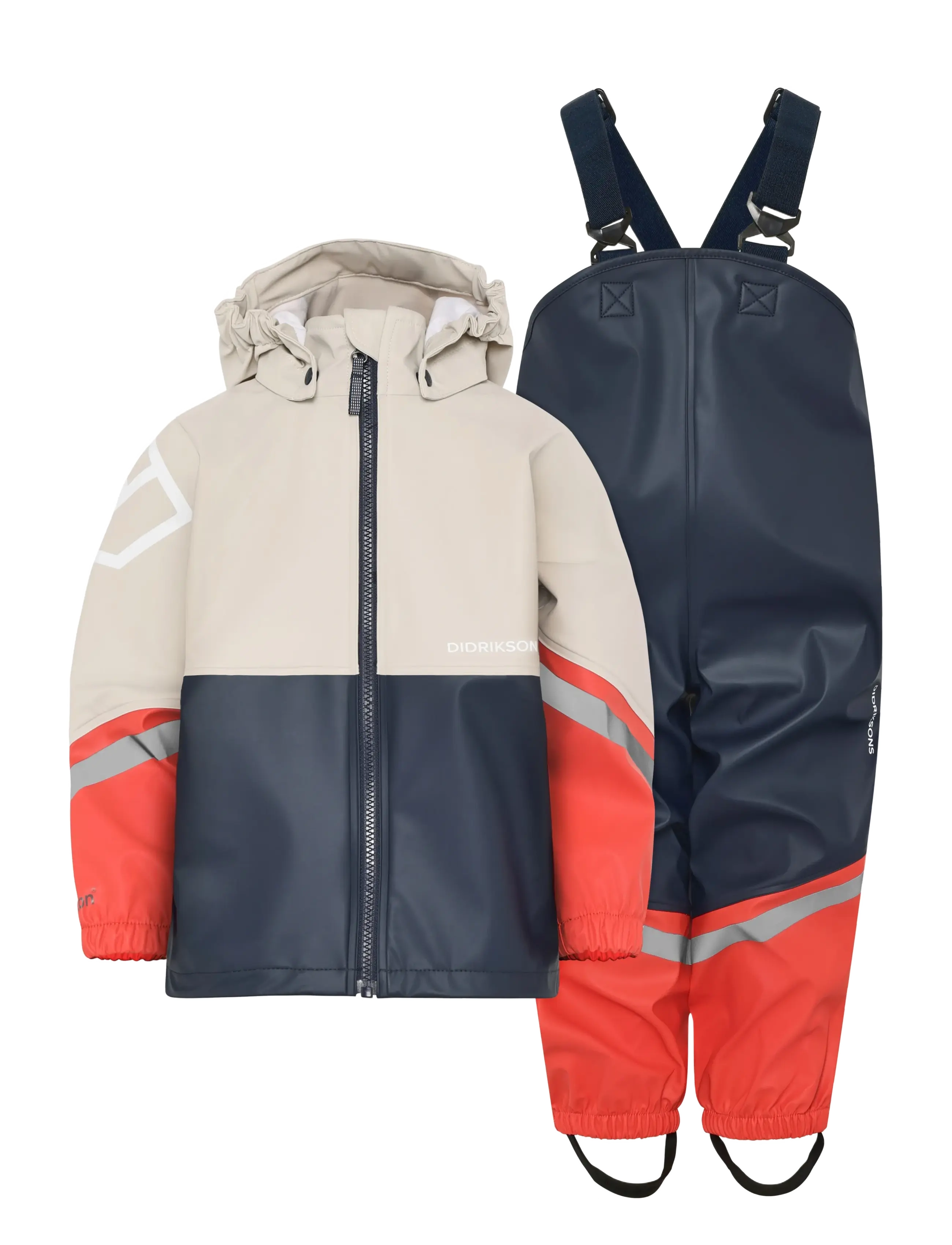 Didriksons WATERMAN KIDS SET 12 - Ytterkläder - SAND BEIGE / beige