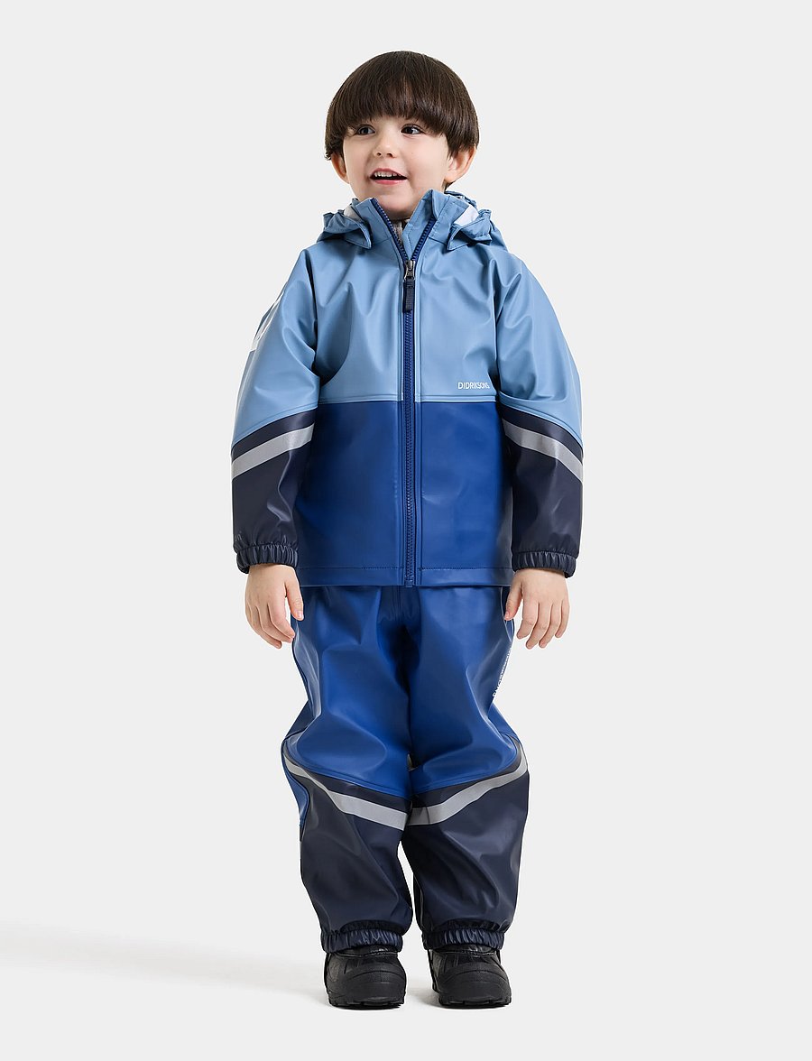 Didriksons - Waterman Kids' Set - outdoor - winter blue - 4