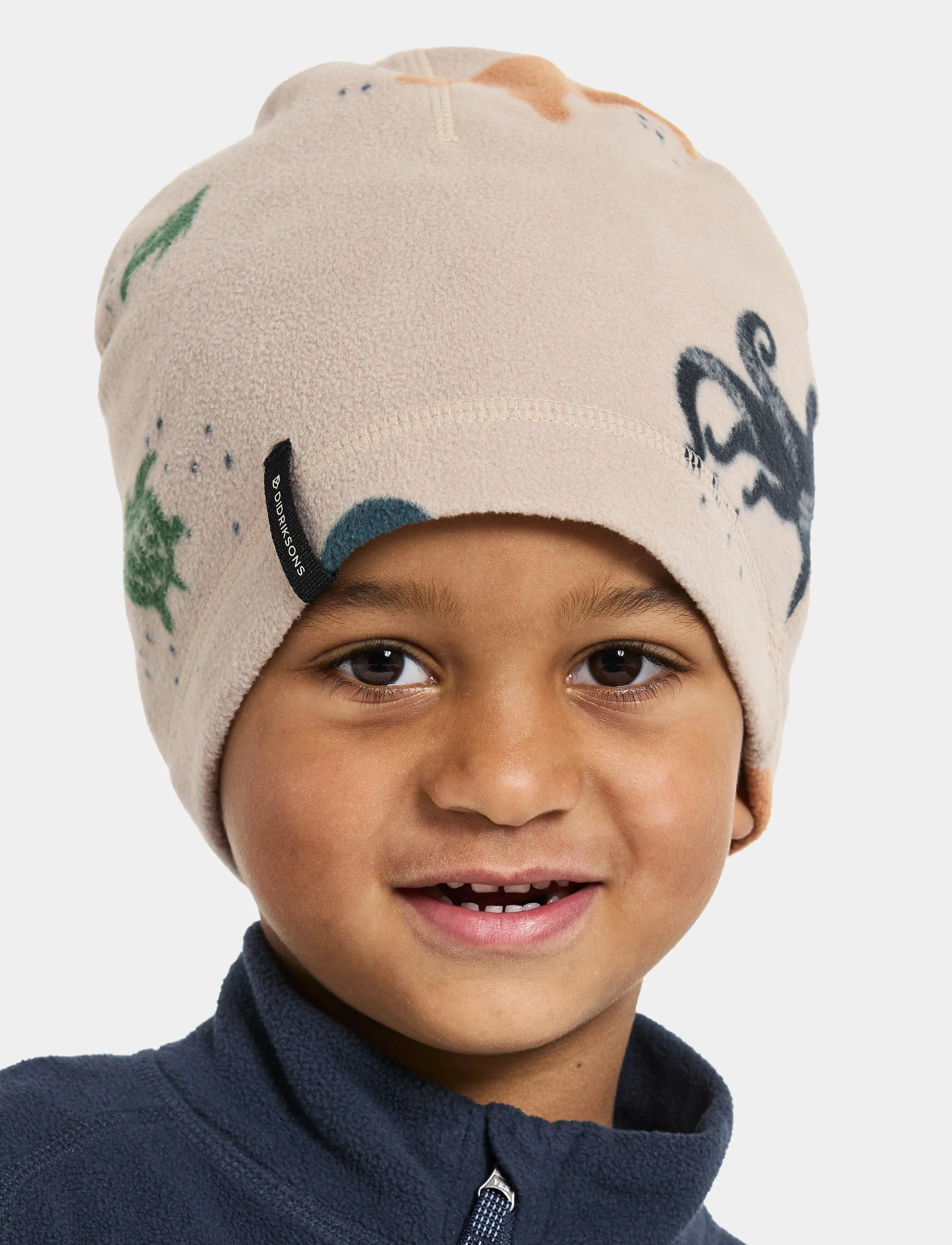 Didriksons MONTE KIDS BEANIE - Accessoires - ALMOND TREE / multi