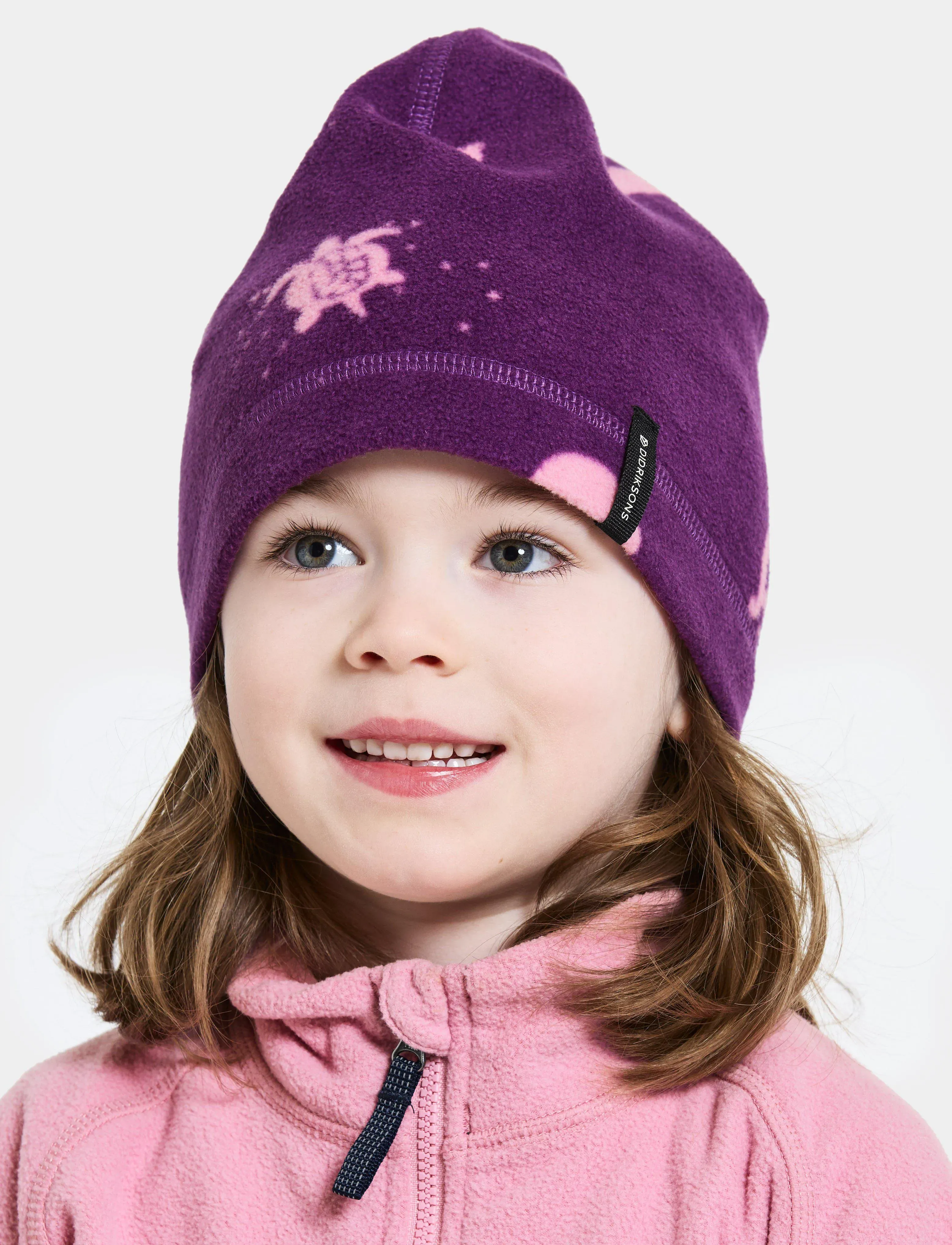 Didriksons Monte Kids Beanie, 48, Multi/patterned, Huer > Beanie, Børn
