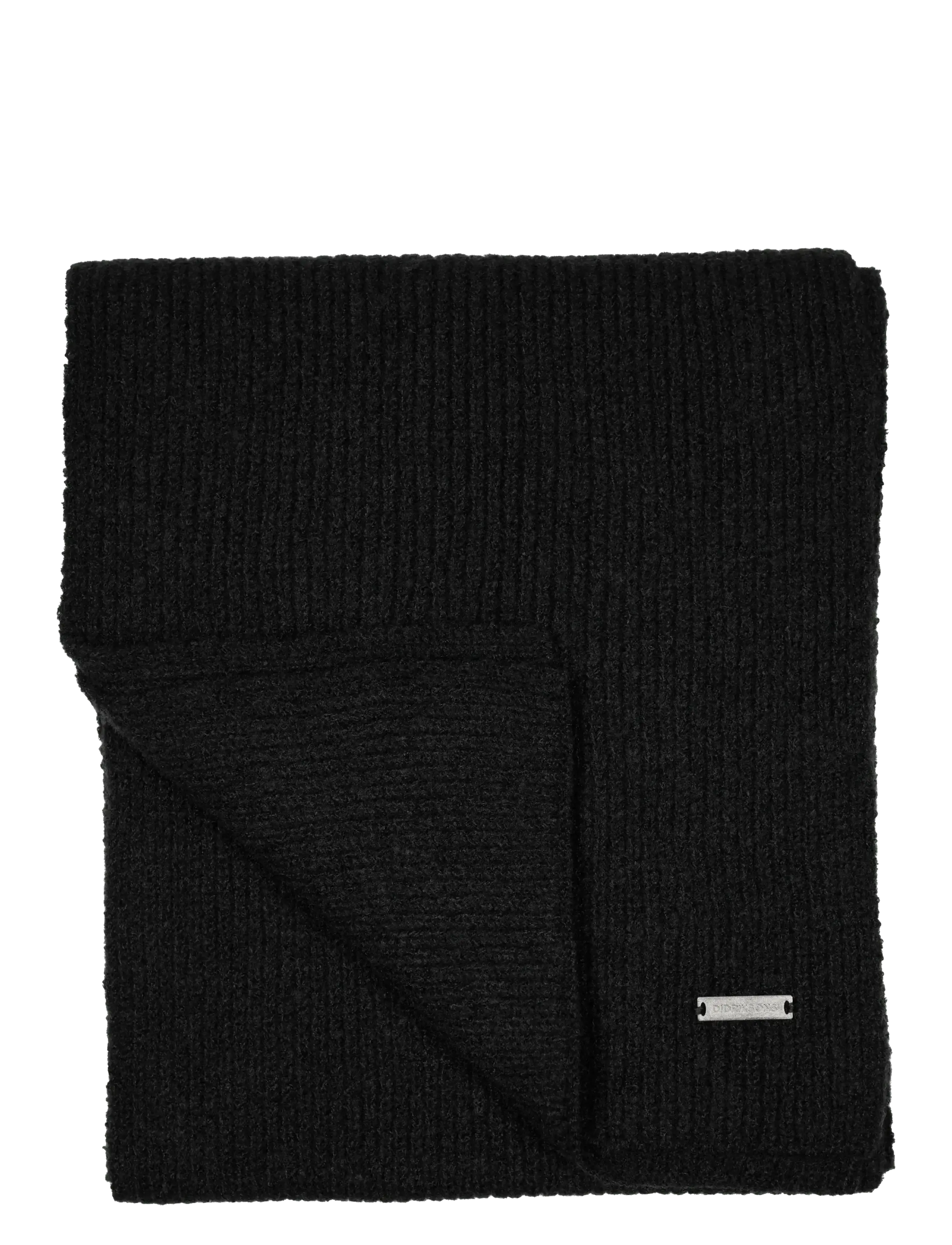 Didriksons MALIA SCARF - Schals & Halswärmer - BLACK / black