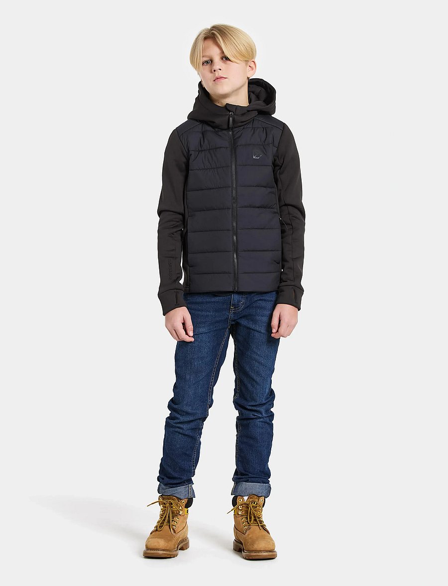 Didriksons - KAPRIS KIDS FZ 3 - isolerade jackor - black - 3