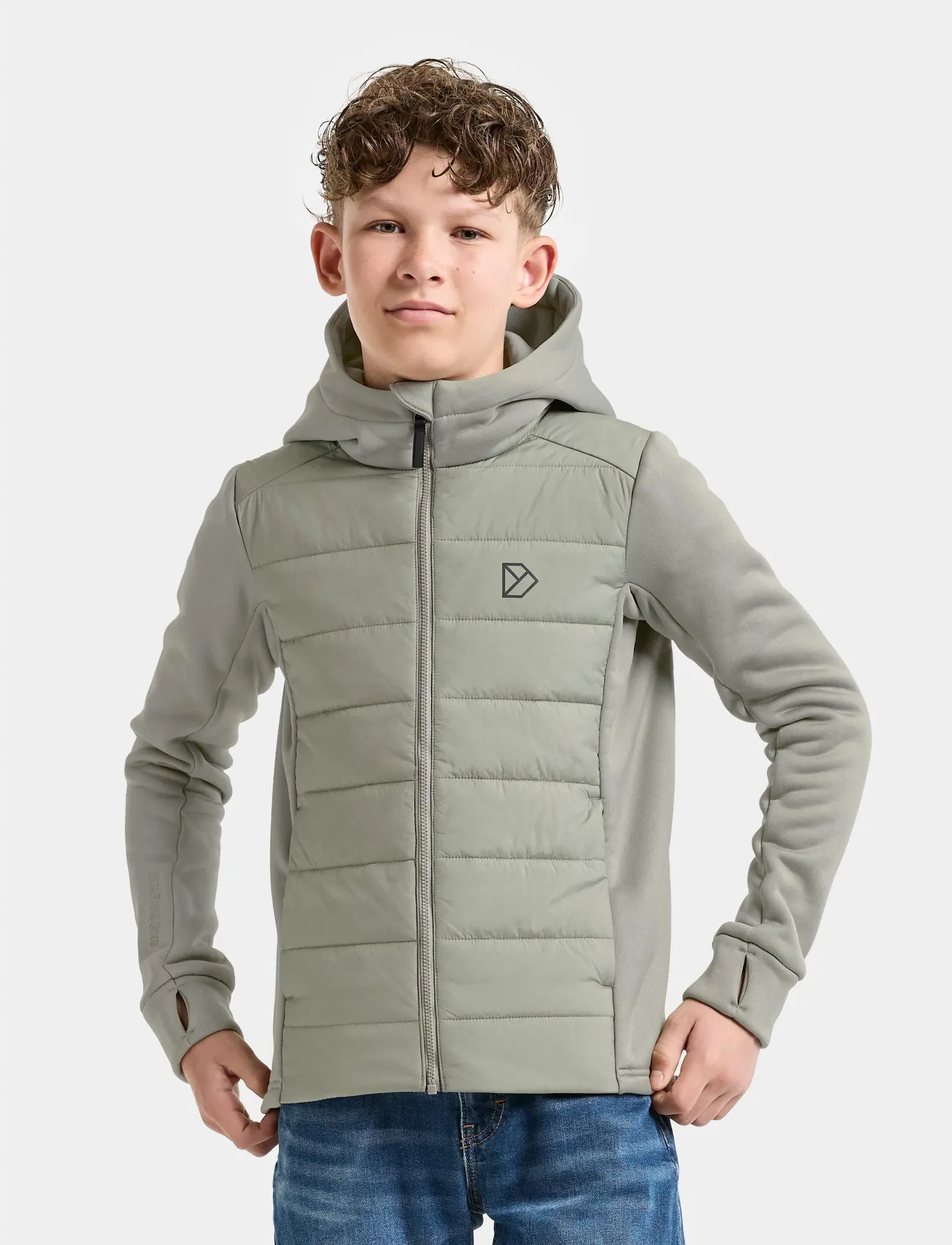 Didriksons KAPRIS KIDS FZ 3 - Didriksons - WILTED LEAF / khaki/green