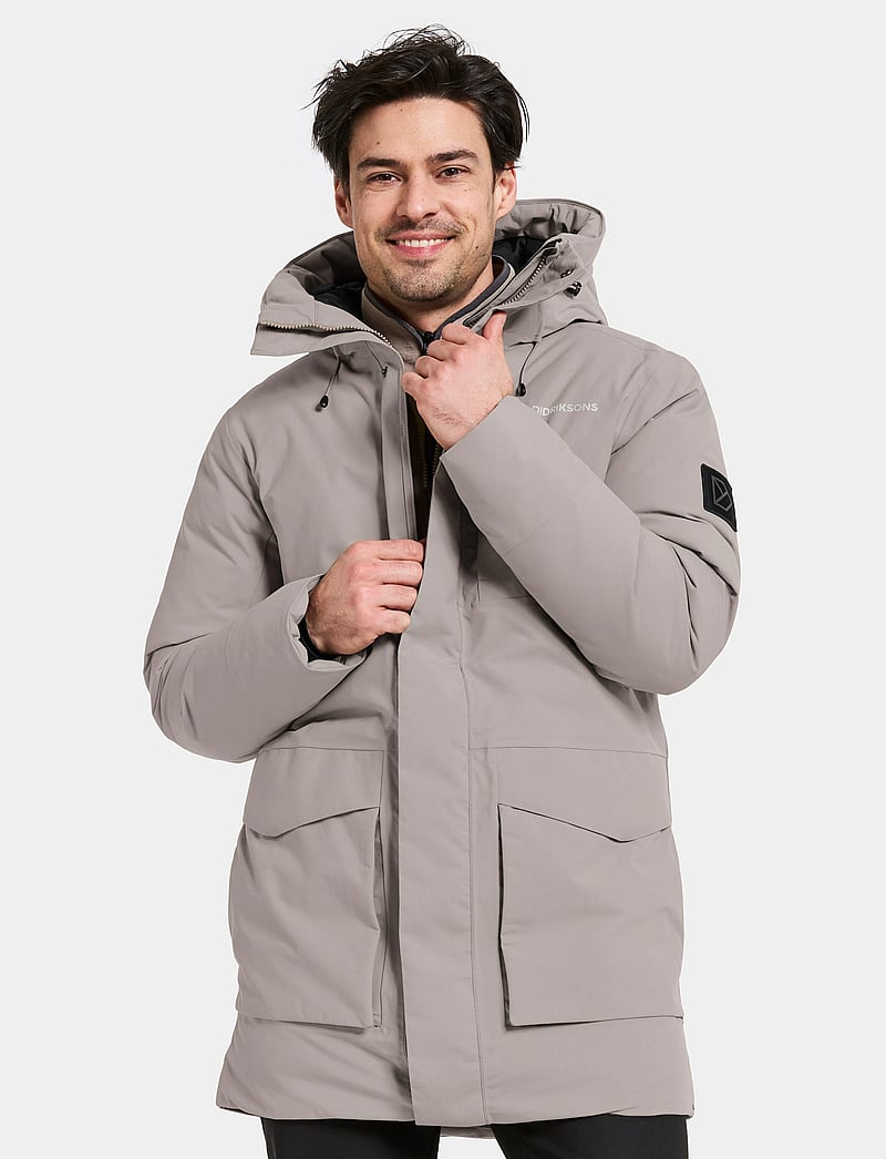 Didriksons - AKILLES USX PARKA 2 - parkatakit - ash brown - 0