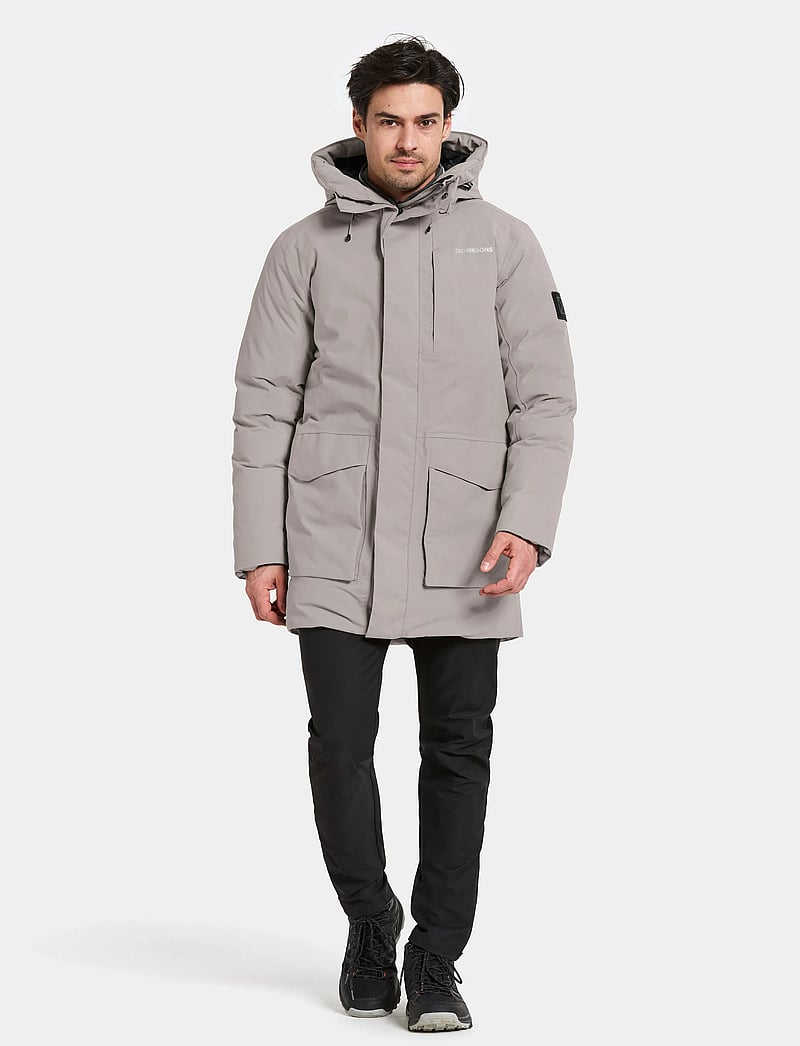 Didriksons - AKILLES USX PARKA 2 - parkatakit - ash brown - 3