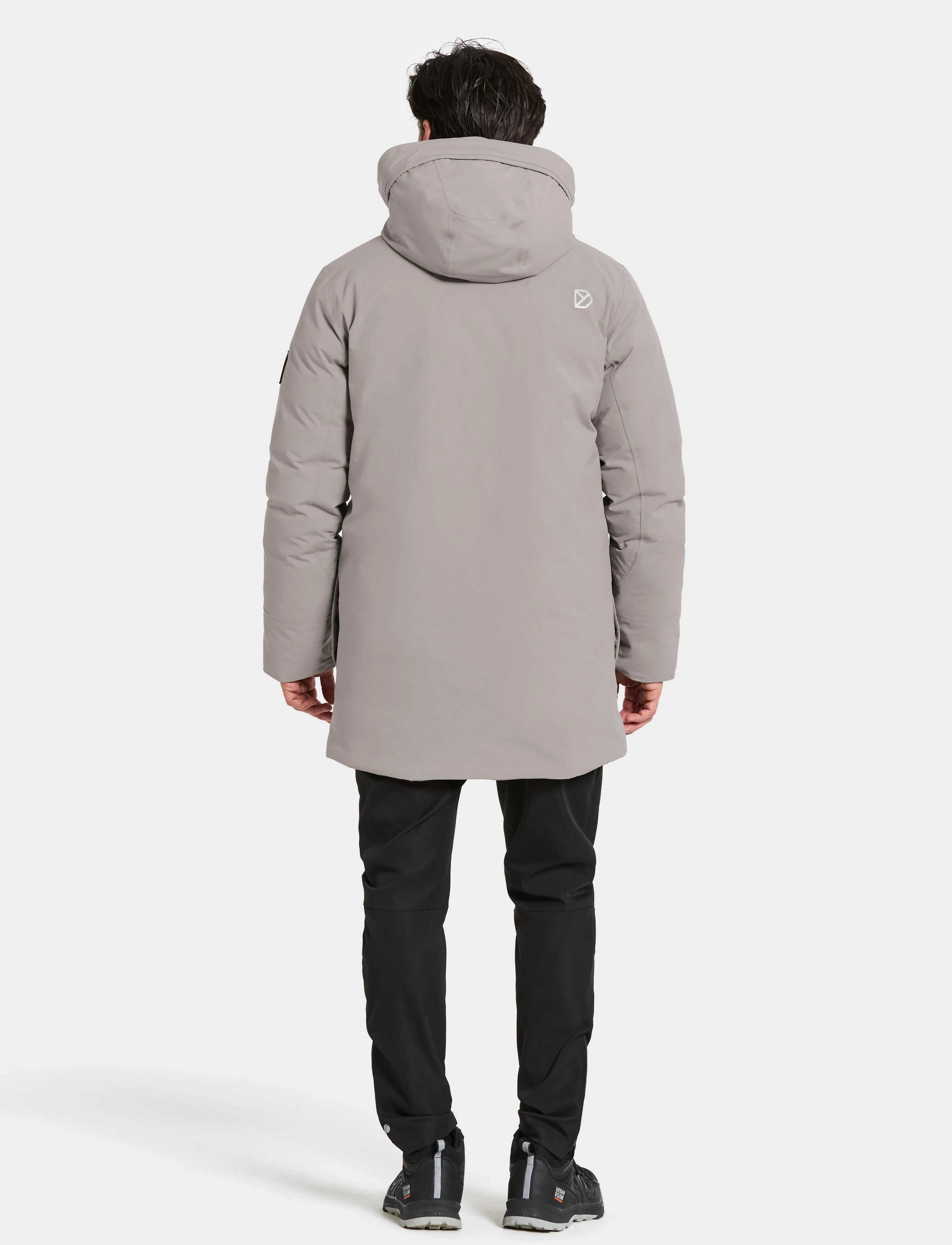 Didriksons - AKILLES USX PARKA 2 - parkasjackor - ash brown - 4