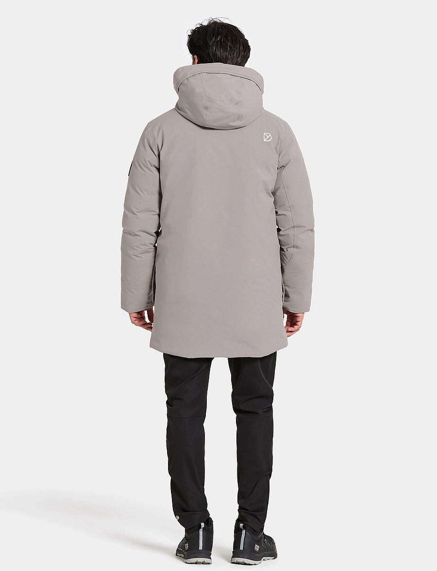 Didriksons - AKILLES USX PARKA 2 - parkasjackor - ash brown - 4