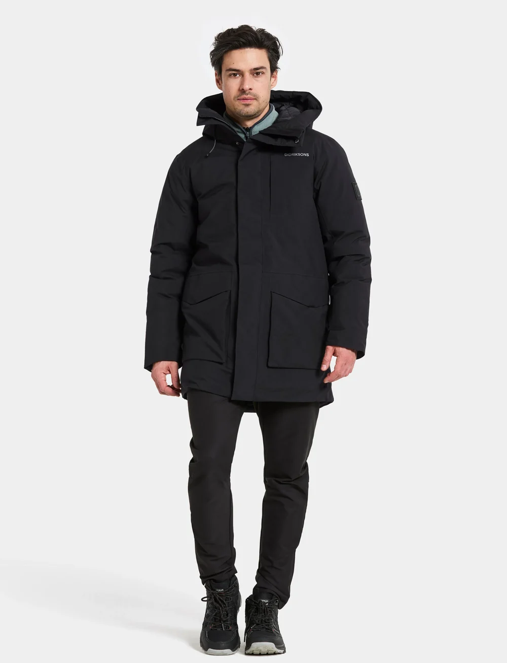 Didriksons - AKILLES USX PARKA 2 - parkasjackor - black - 3