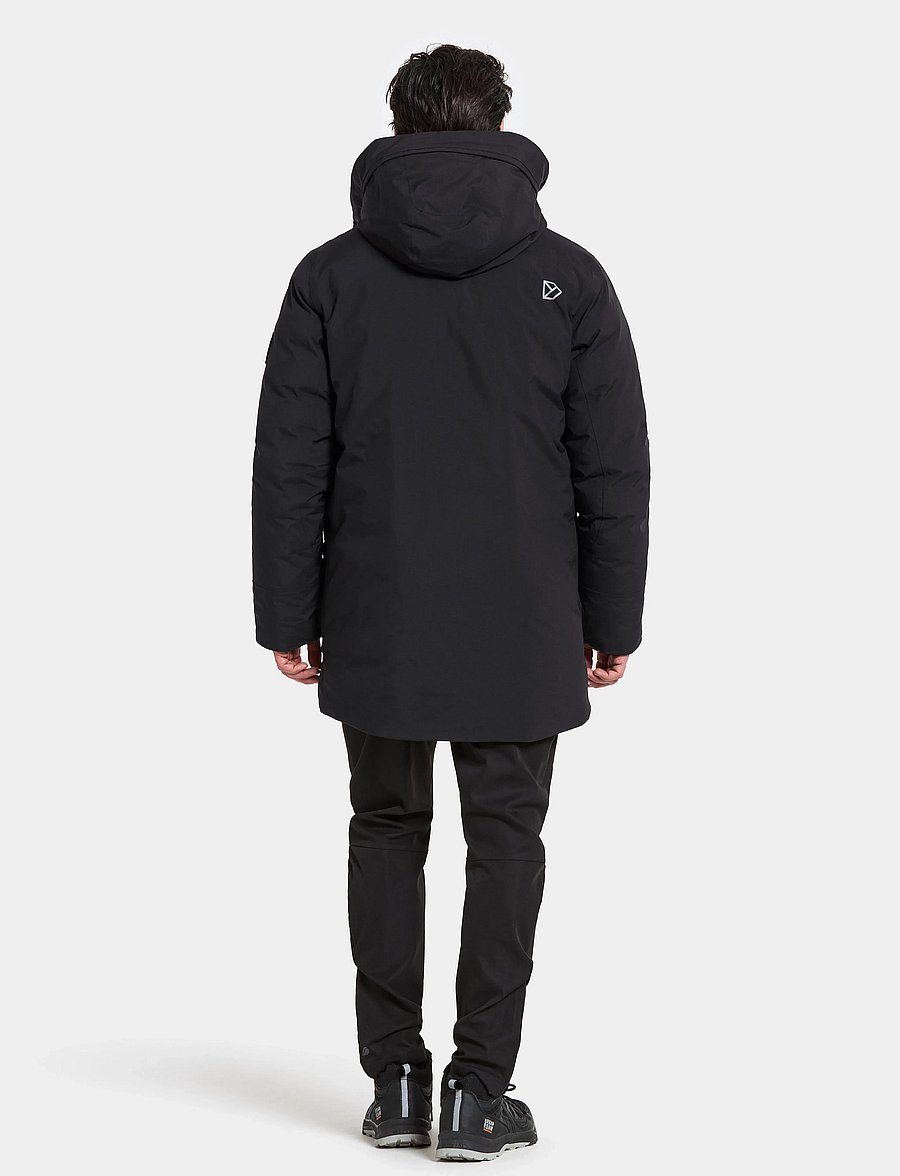 Didriksons - AKILLES USX PARKA 2 - parkasjackor - black - 4
