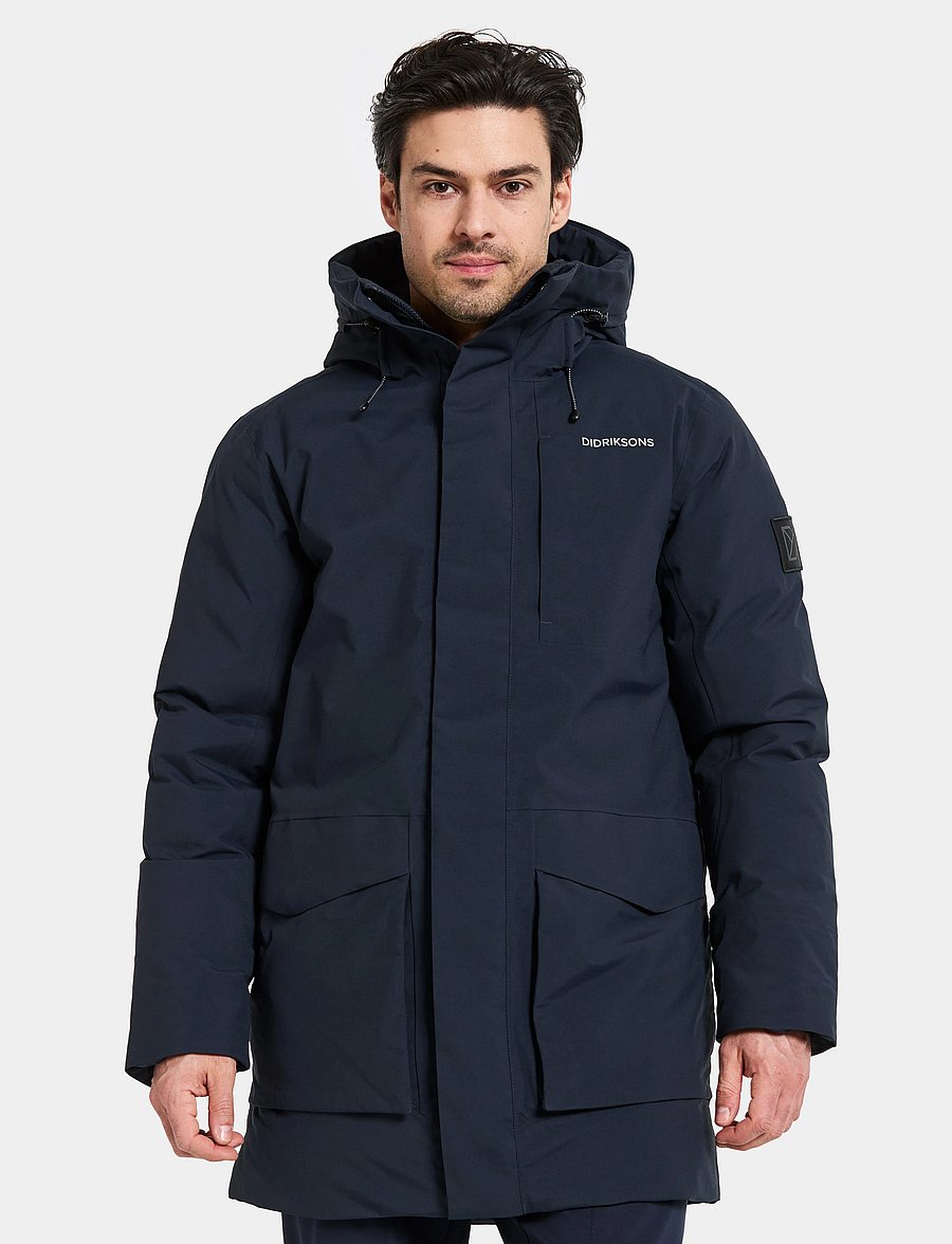 Didriksons - AKILLES USX PARKA 2 - parkatakit - dark night blue - 0